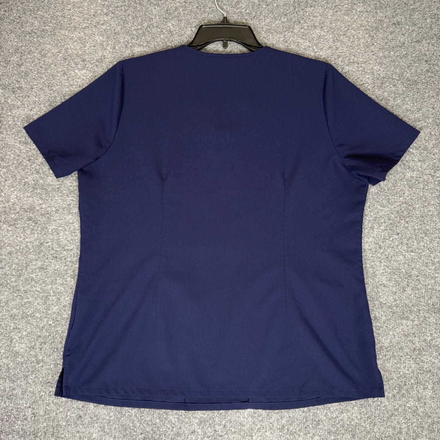 FIGS Casma Scrub Top V-Neck Short Sleeve Medical Nursing Navy Blue Womens XL
