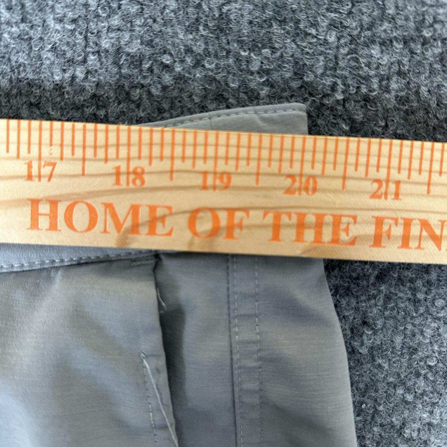 Faherty All Day Shorts Mens 38 (40) Grey Chino Drawstring Casual 9" Golf Adult