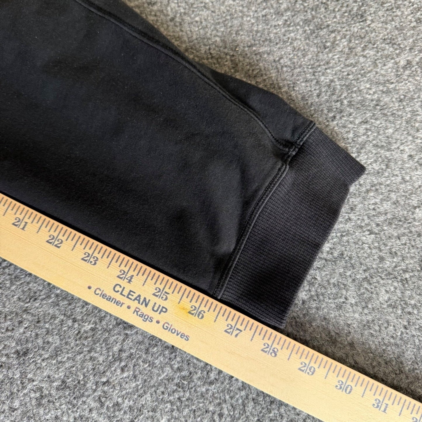 Lululemon Cross Cut Jogger Sweatpants Mens Large 30x28 Black Athletic Gym Casual