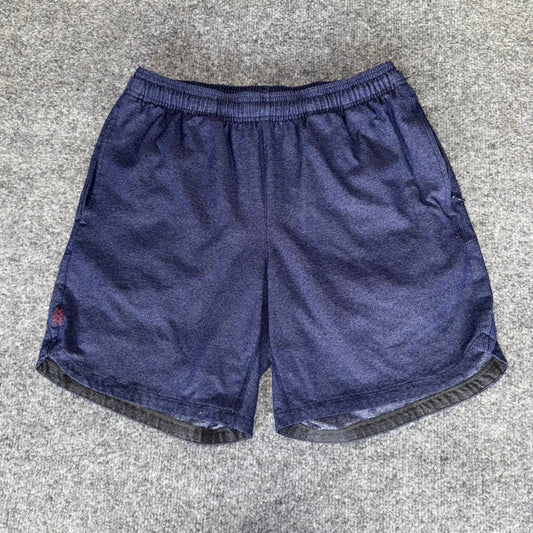 Rhone Athletic Shorts Mens Small Blue Gym Workout Lined Activewear Training