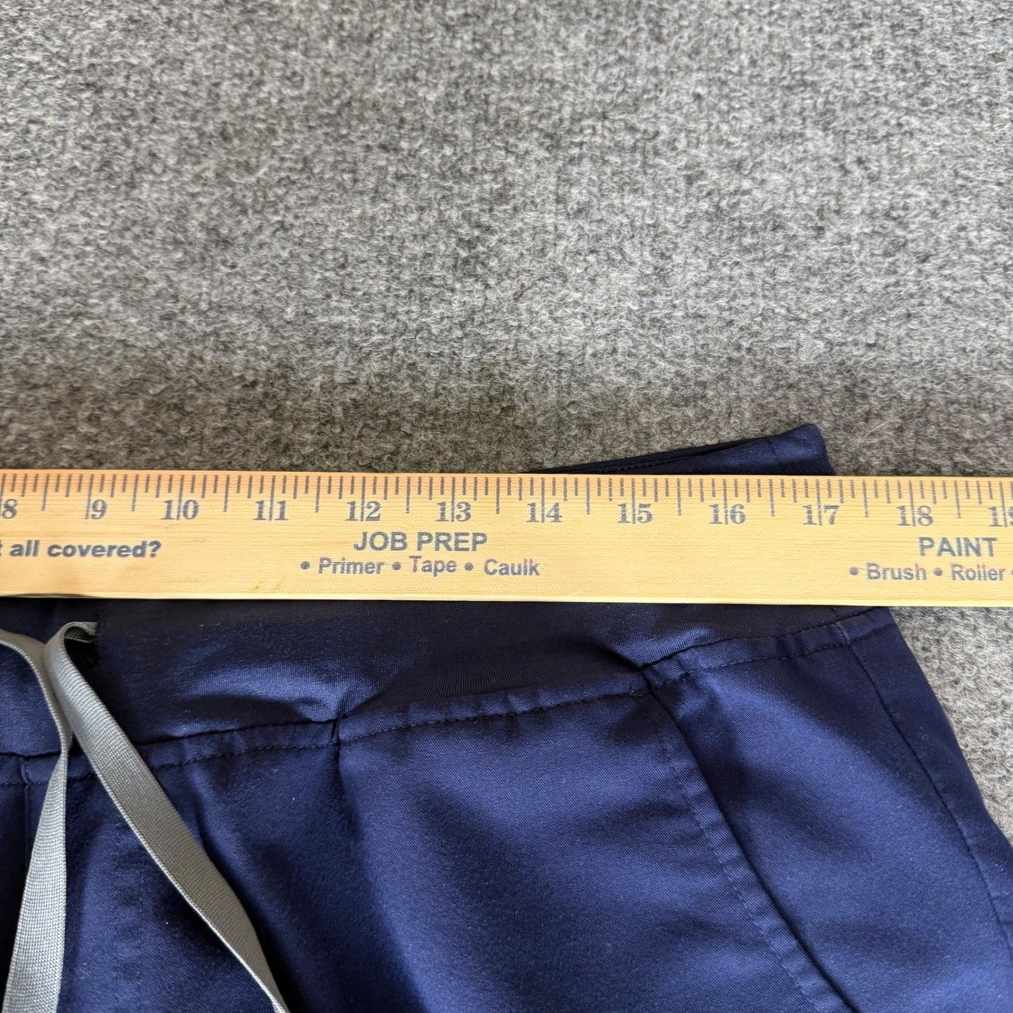 FIGS Zamora Navy Blue High Waisted Jogger Scrub Pants Womens XL Medical Stretch