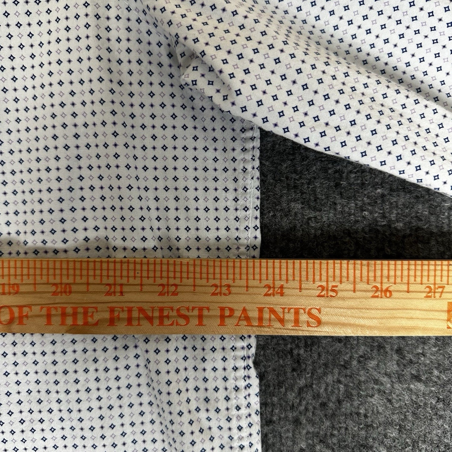 CON.STRUCT Shirt Mens XL Geometric Slim Fit Stretch Button Up Long Sleeve Casual
