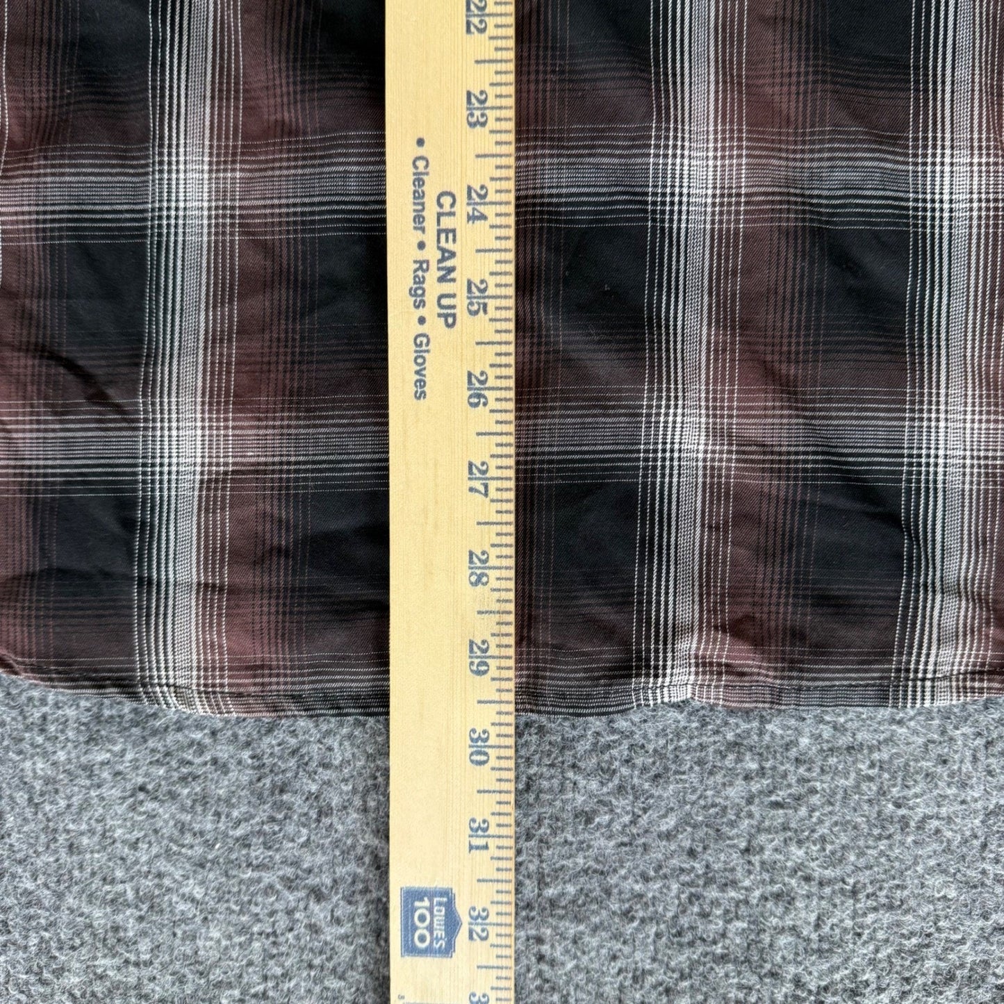 Dixxon Flannel Guerrero Brown Plaid Short Sleeve Bamboo Blend Shirt Mens Medium