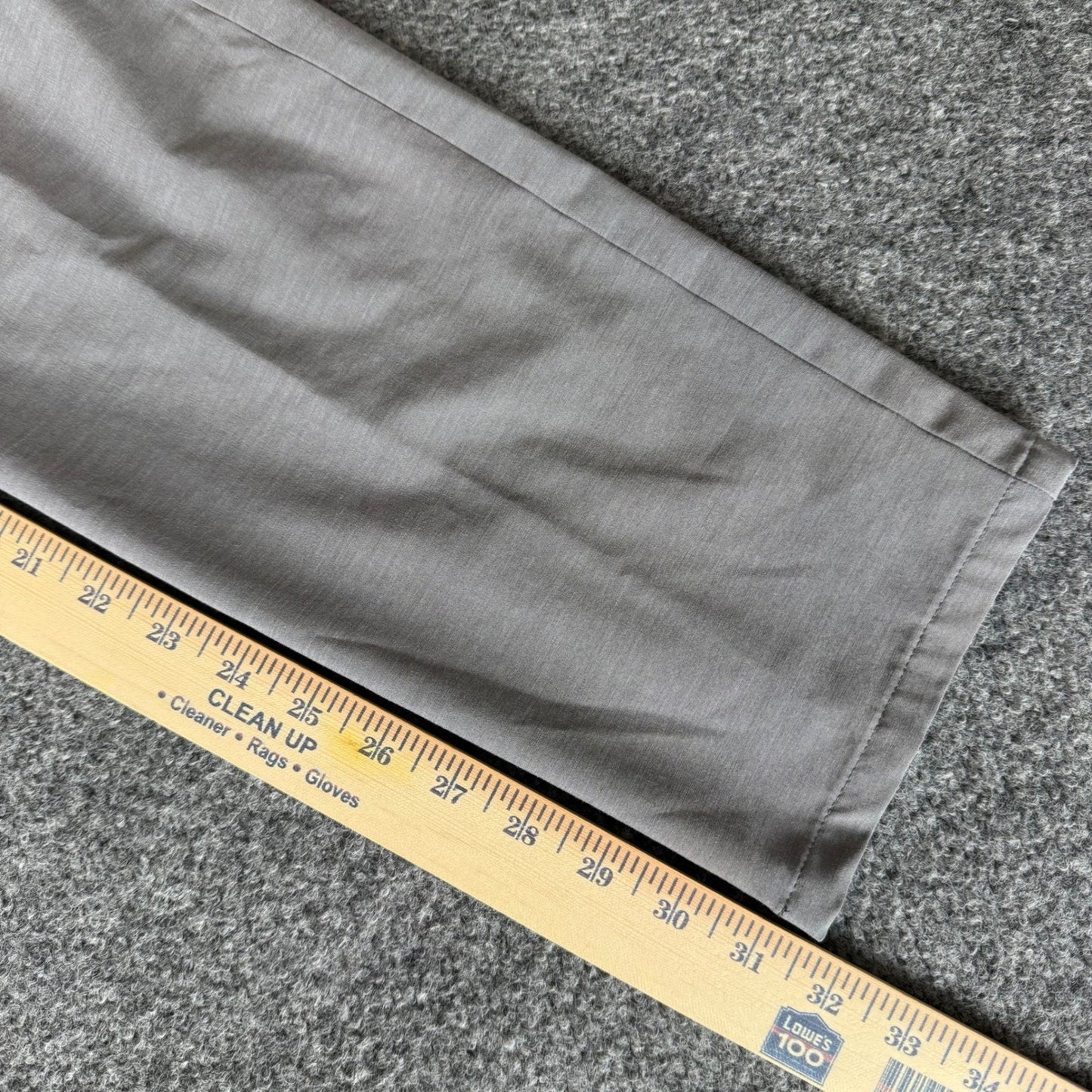 Travis Mathew Men Golf Pant 38 (39x31.5) Gray Performance Chino Stretch Athletic