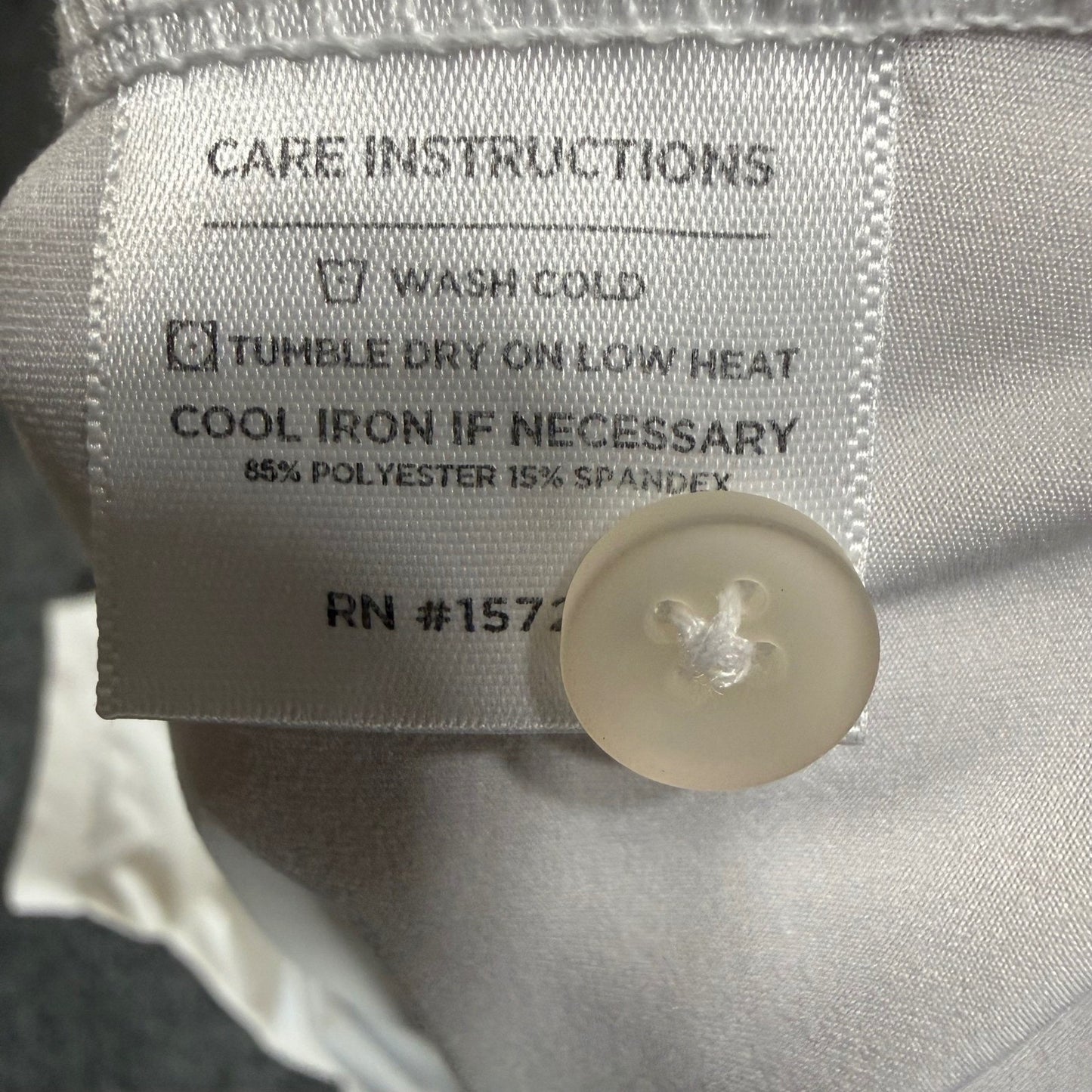 Mizzen+Main Versa Polo Shirt Mens Large White Trim Fit Performance Golf Stretch