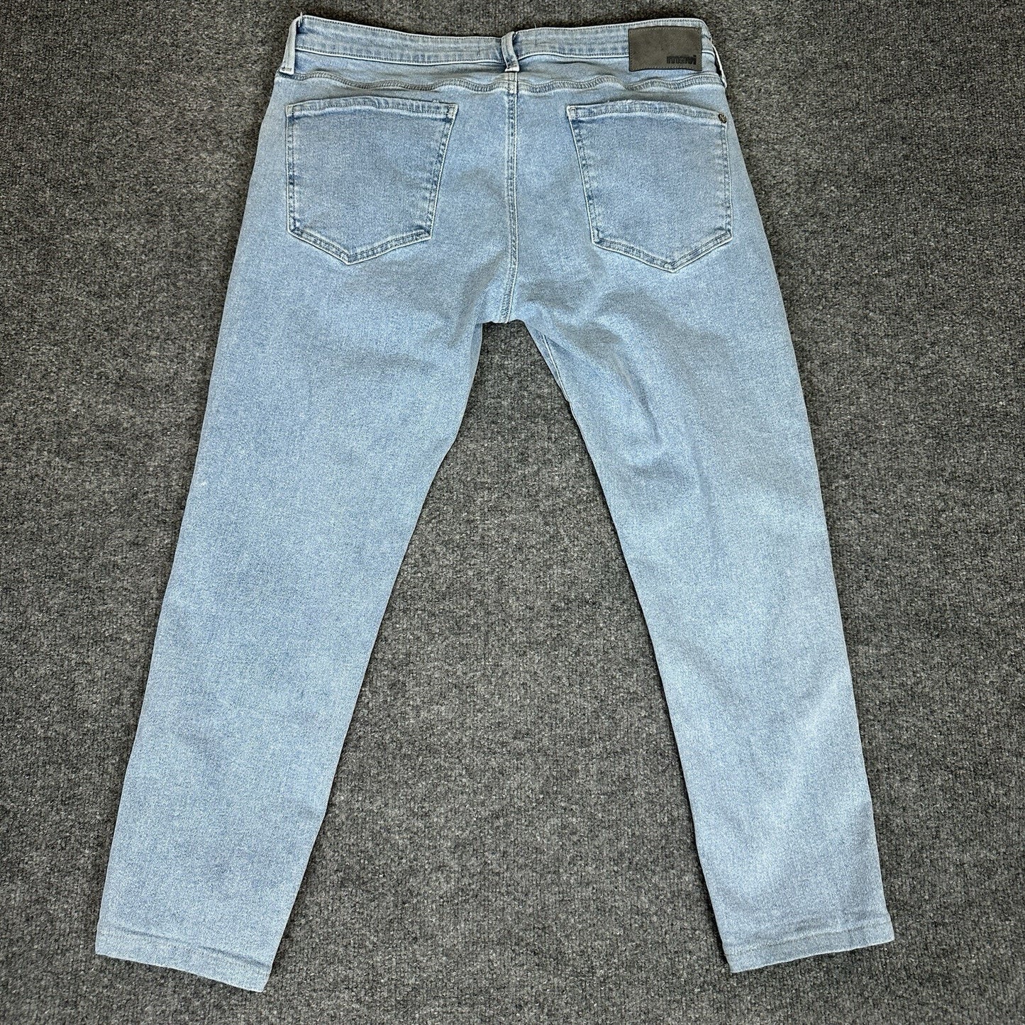 Mavi Jeans James Skinny Mens 37x27.5 Blue Denim Pants Light Wash Casual Mid Rise
