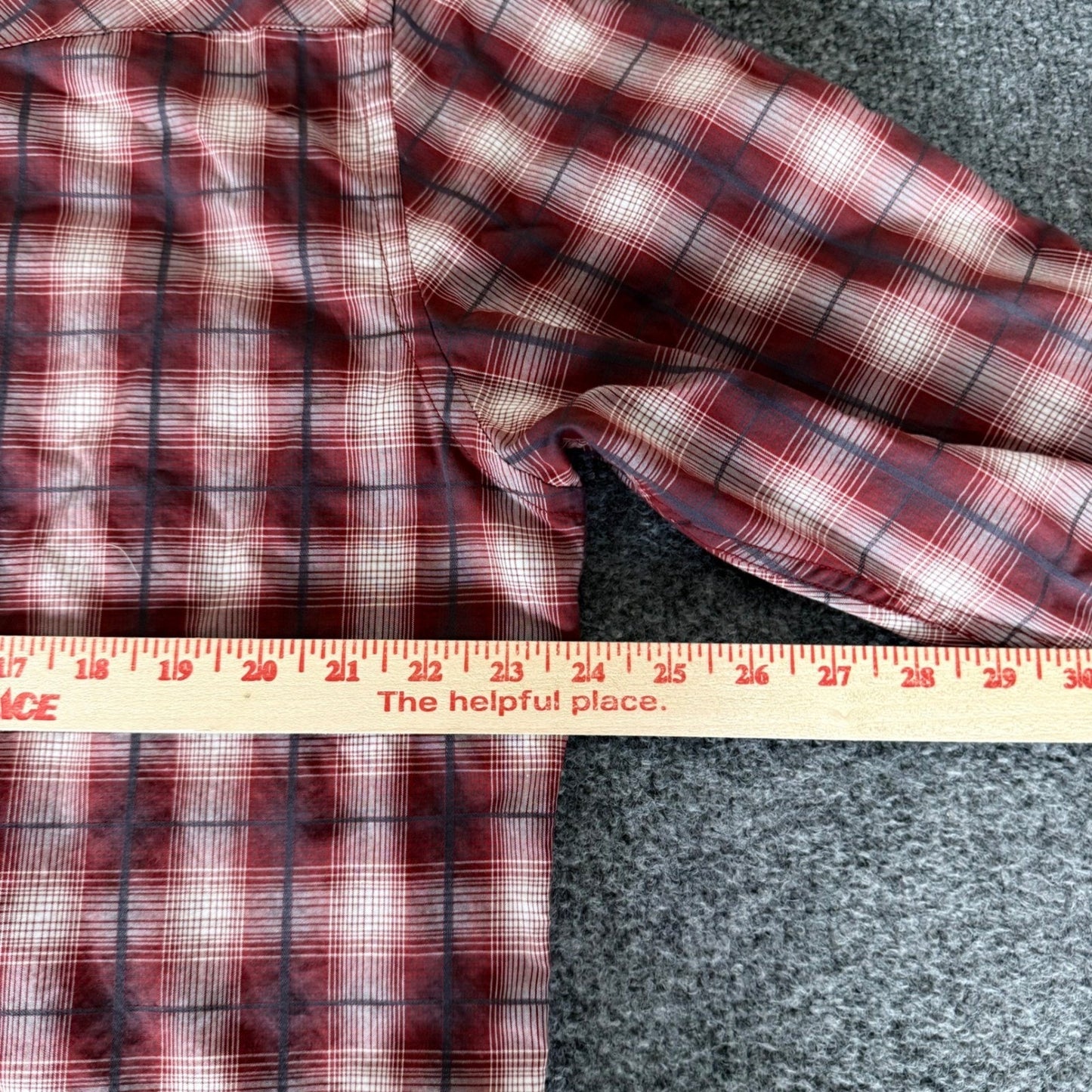 Pendleton Frontier Pearl Snap Shirt Long Sleeve Mens Large Red Plaid Western