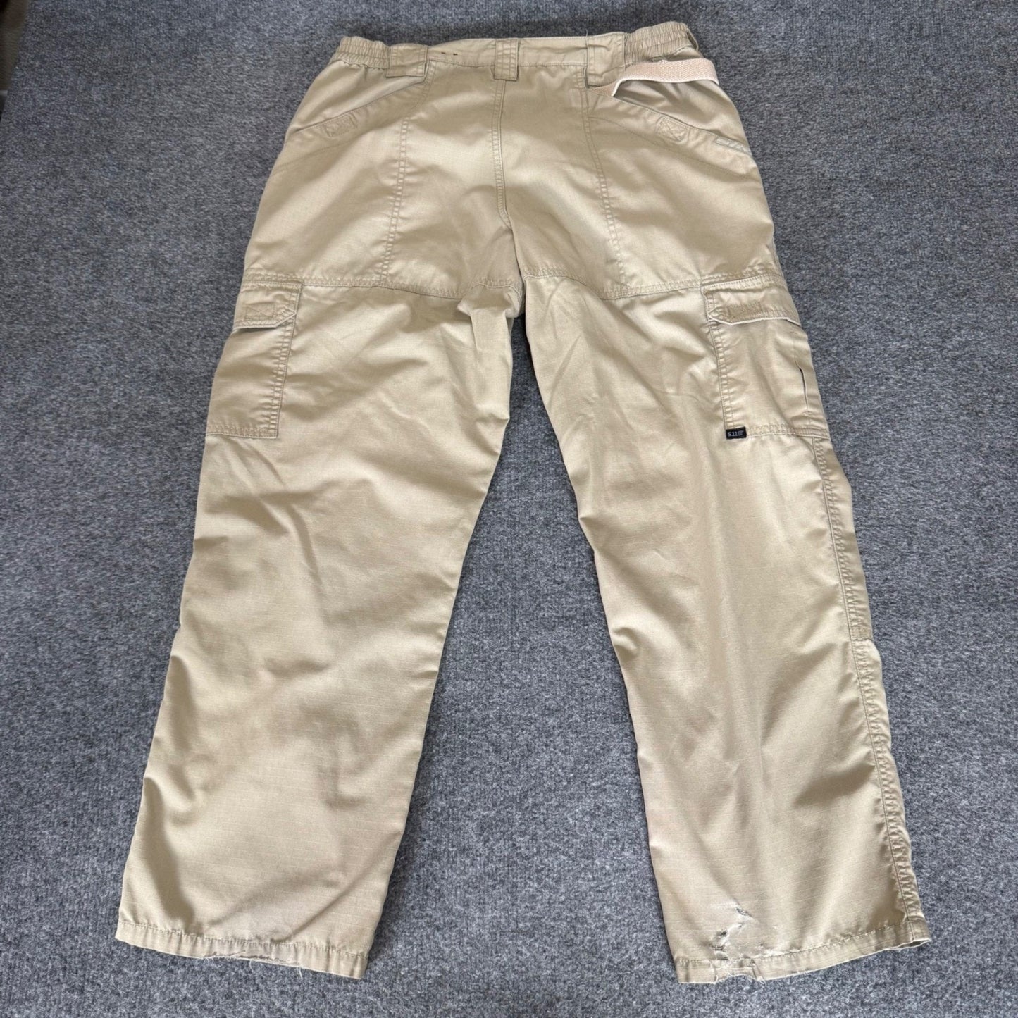 5.11 Tactical Mens Khaki Ripstop Cargo Pants 36x30 Work Utility Outdoor Hiking