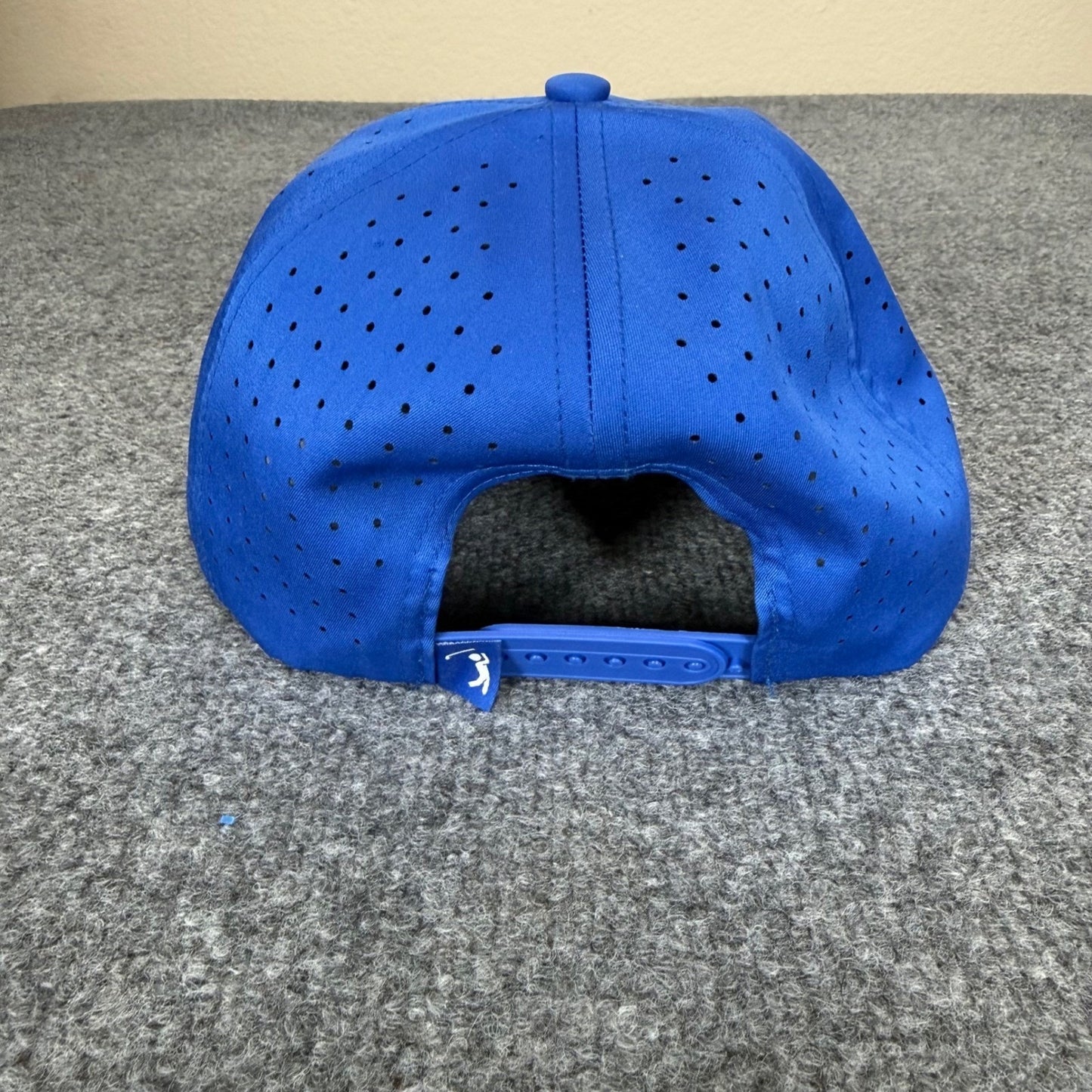 Bogey Bros Golf Fore Rope Hat Blue Snapback Perforated Performance Cap Athletic