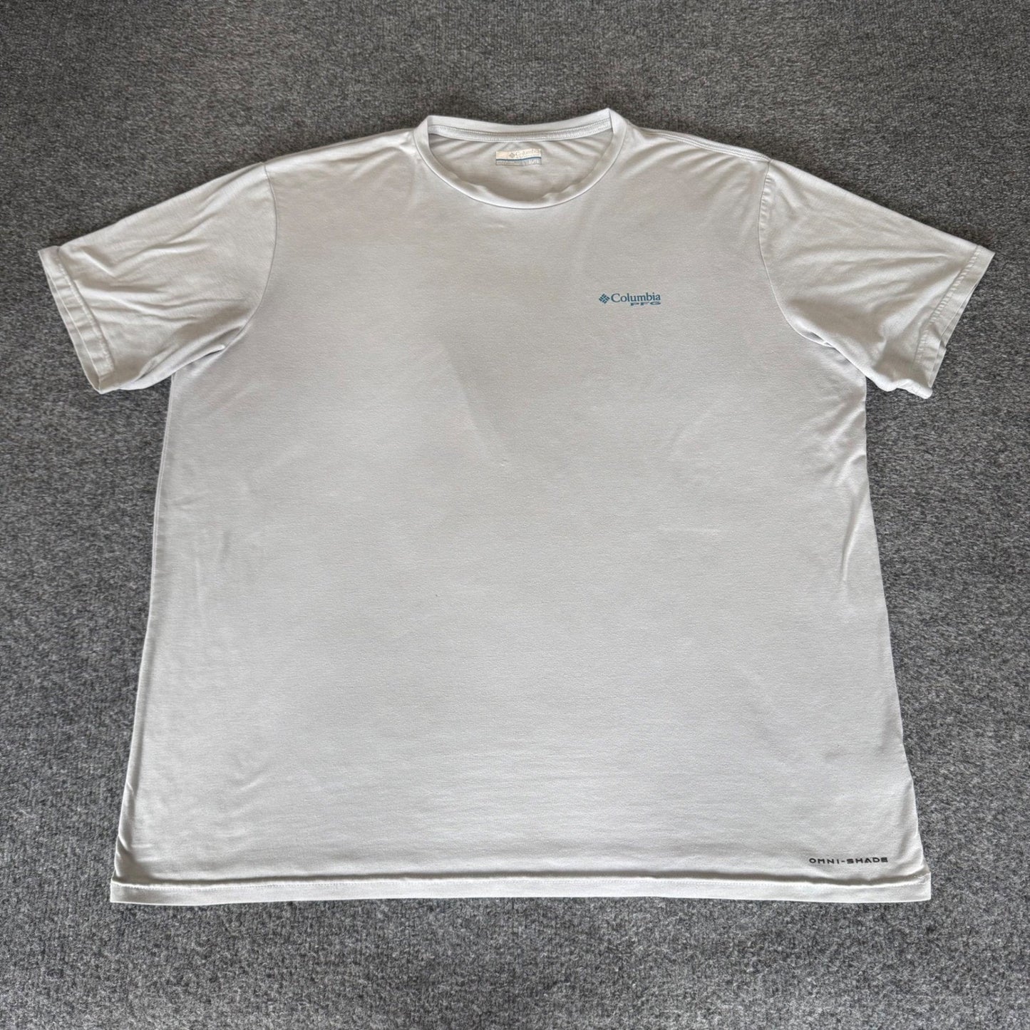 Columbia PFG T-Shirt Mens XL Omni Shade Fishing Flag Fish Graphic Short Sleeve