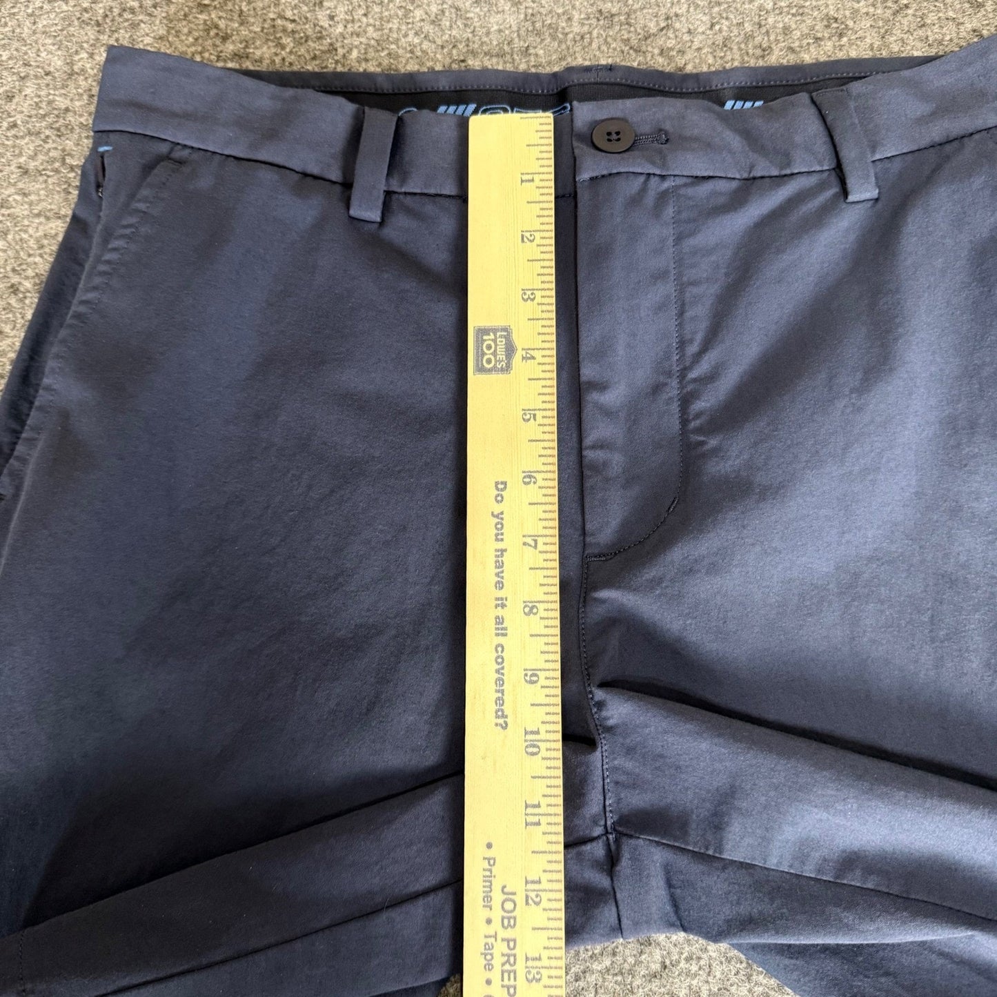 Vineyard Vines Mens OTG On-The-Go Shorts Navy Blue Size 32 Performance Chino