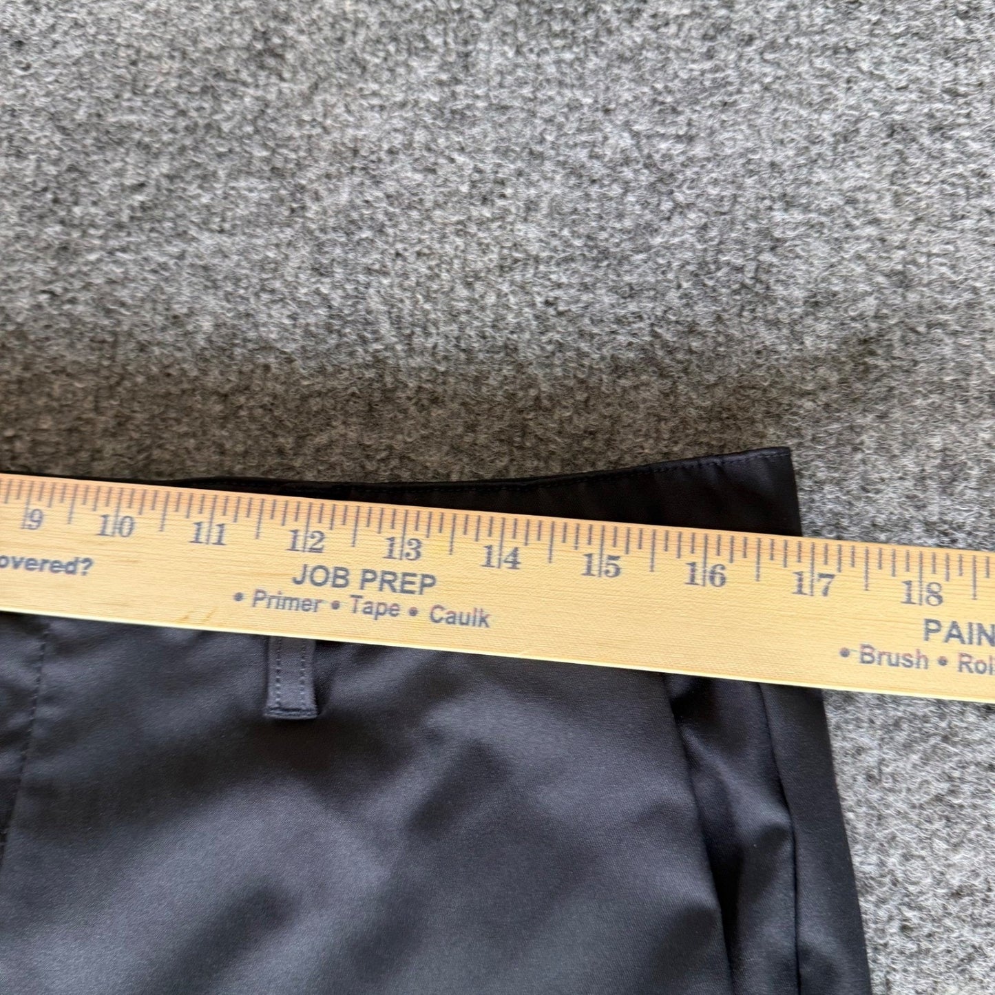 BYLT Shorts Mens 34 Black Chino Casual Golf Flat Front Streetwear Everyday