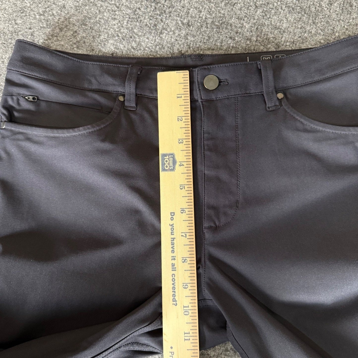 7 Diamonds Infinity Mens Chino Pants Grey 32x30 (Fits 33x26) Stretch Performance