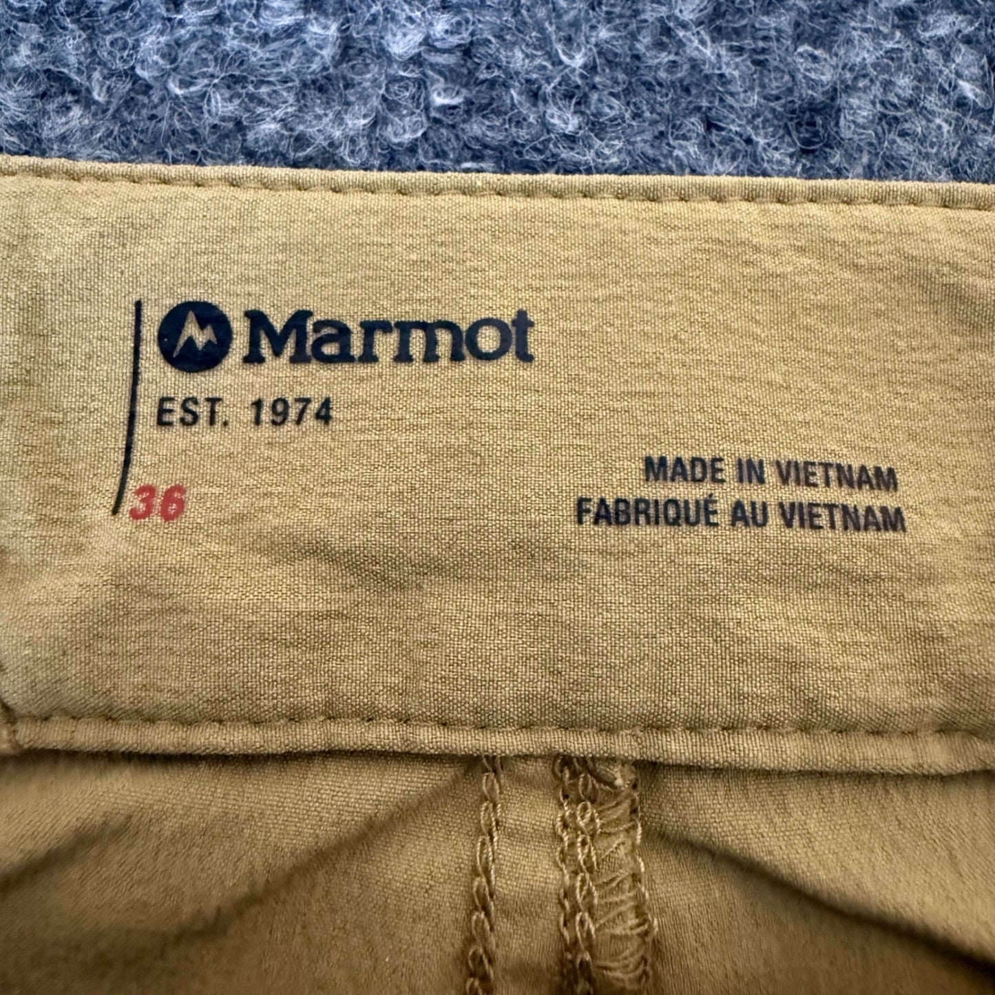 Marmot Limantour Shorts Mens XL Active Outdoor Hiking Casual Beige Size 36