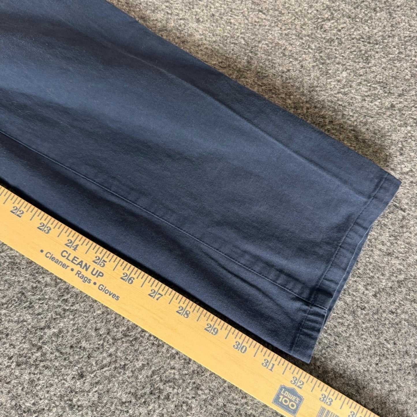 Mack Weldon Maverick Tech Chino Pants Mens 34x32 Navy Blue Stretch Performance