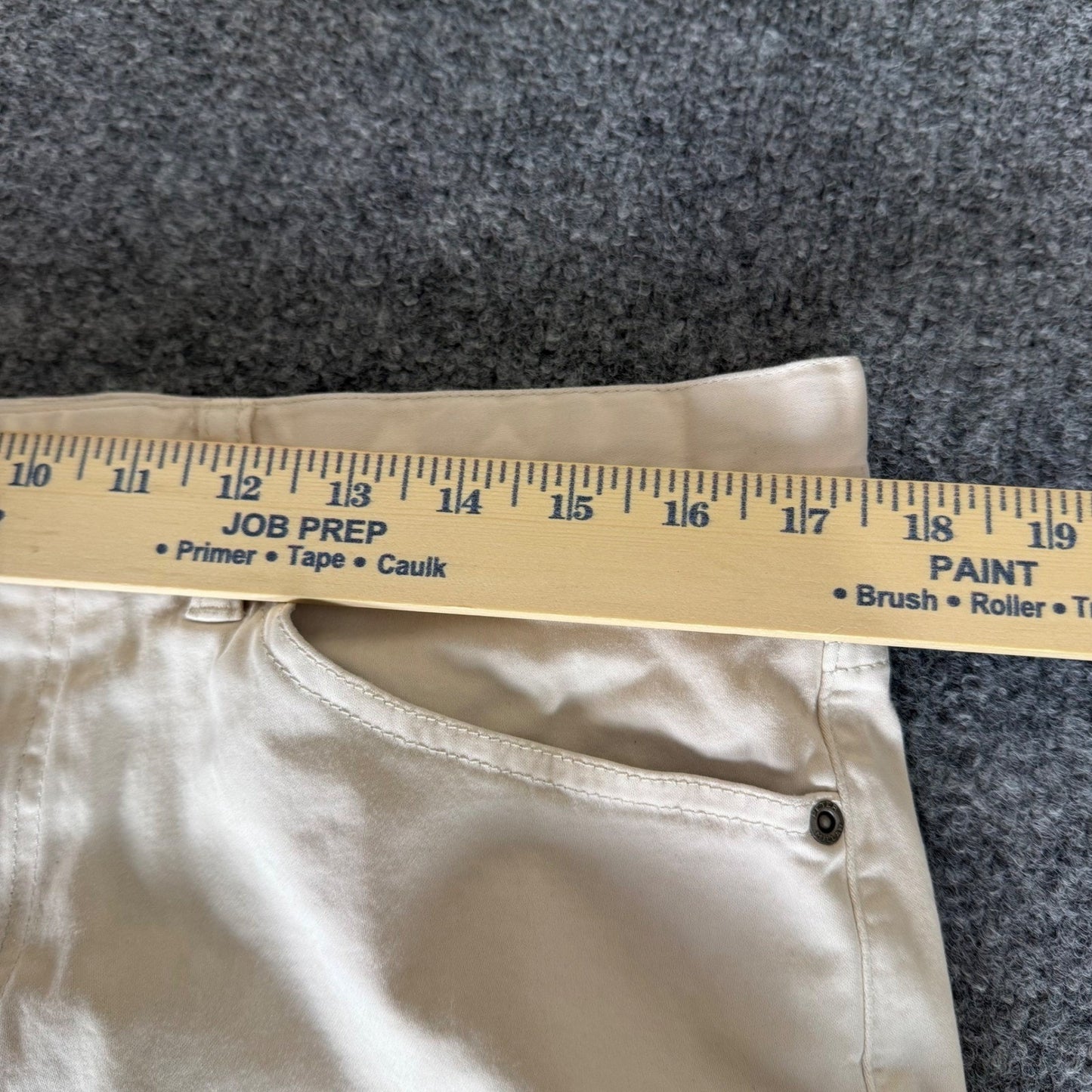 Peter Millar Ultimate Sateen 5-Pocket Pant Mens 35x29 Beige Chino Stretch Casual