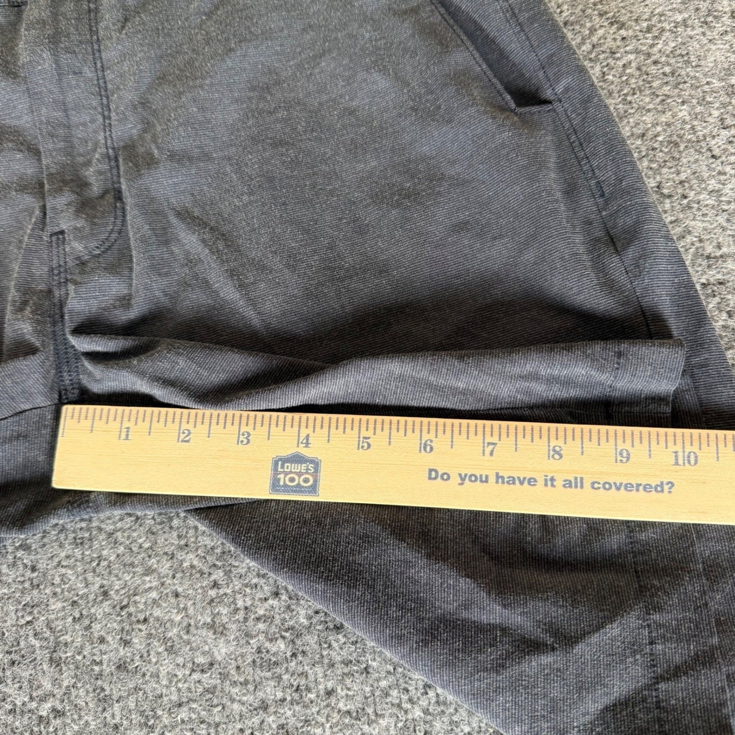 7 Diamonds Intertidal Performance Shorts Mens 32 Gray Casual Athletic Stretch