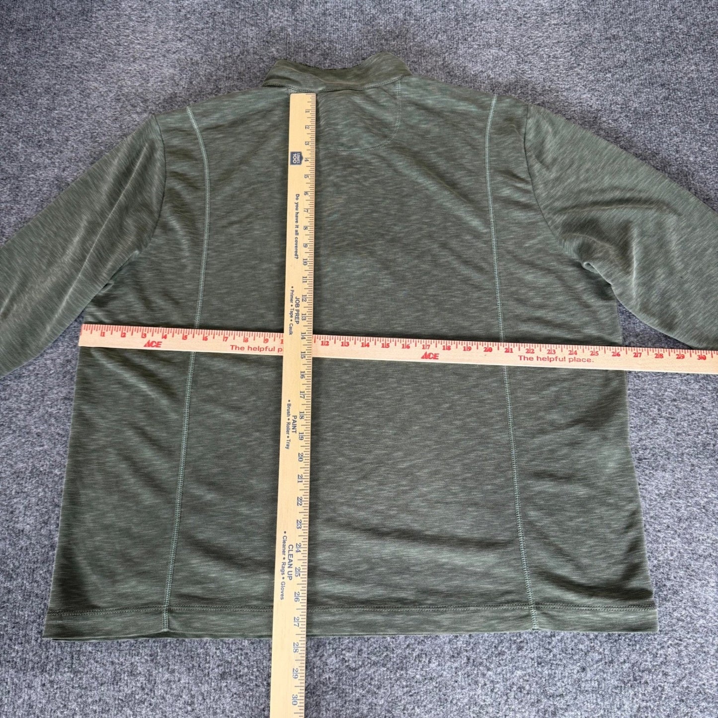 Tommy Bahama 1/4 Zip Pullover Mens XXL Green Modal Casual Comfort Long Sleeve