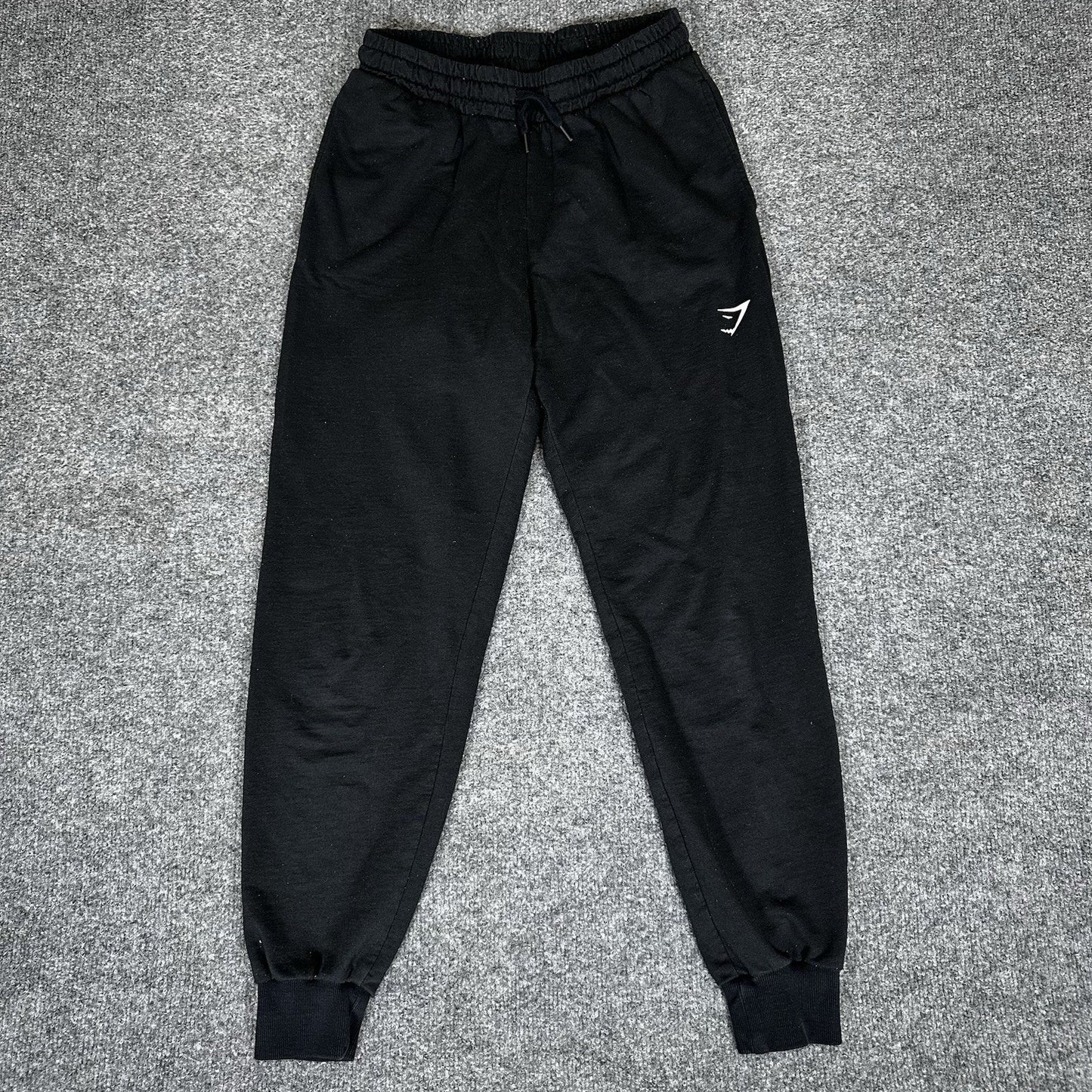 Gymshark Joggers Mens Small 26x27 Black Athleisure Sweatpants Workout Active Gym