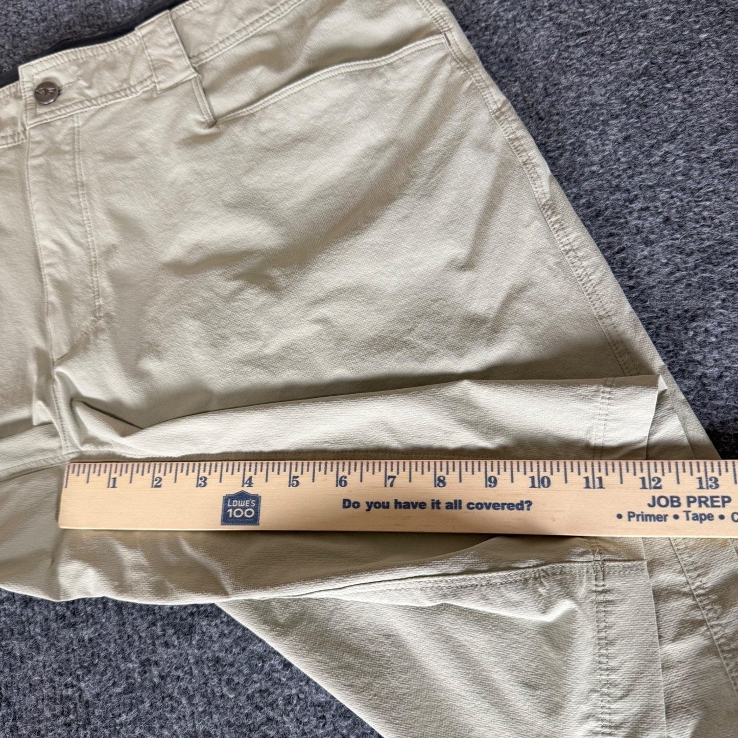 Outdoor Research Hiking Cargo Shorts Mens 38 Beige Trail Outdoor Performance