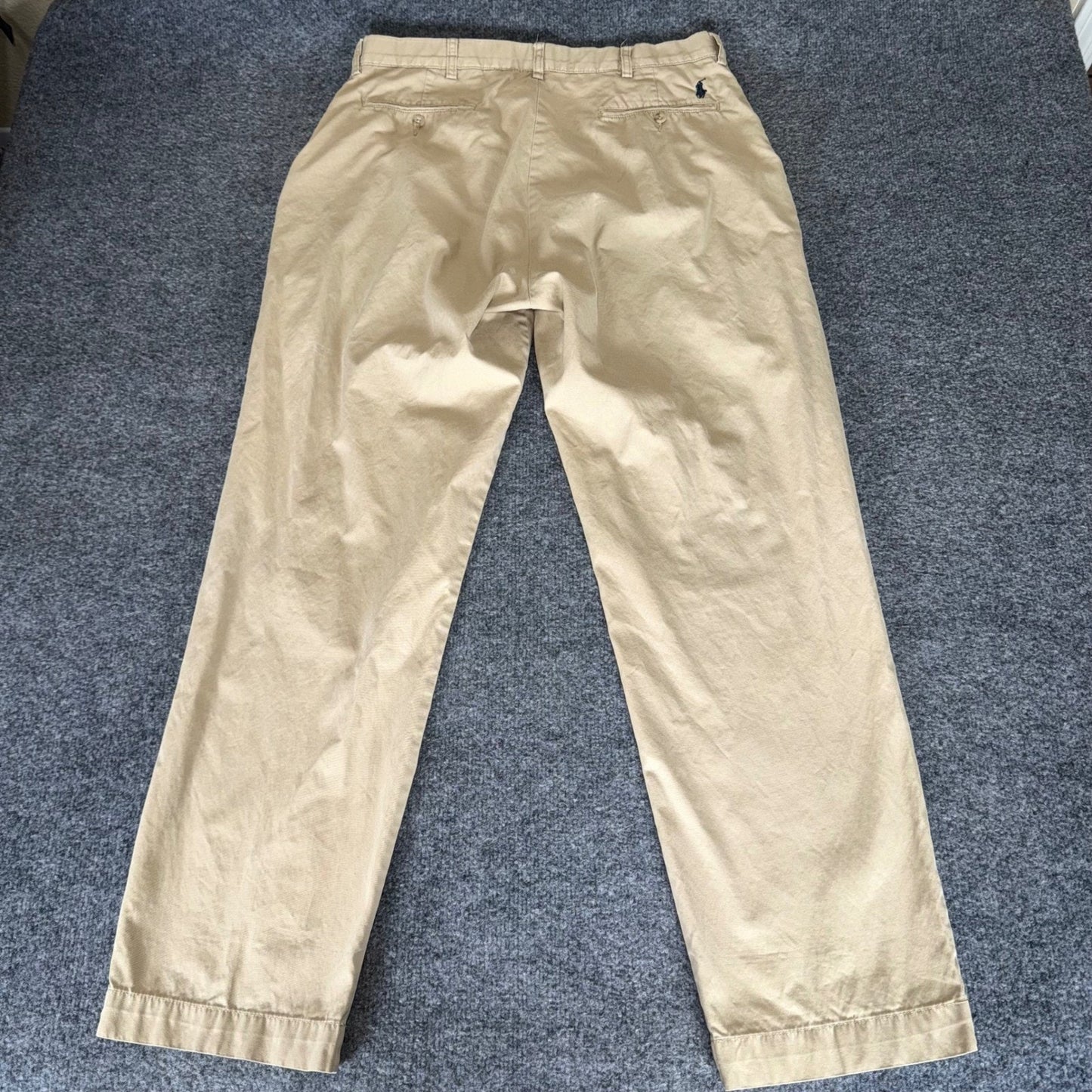 Polo by Ralph Lauren Prospect Pant Mens 36x32 (Fits 34x31) Beige Chino Casual