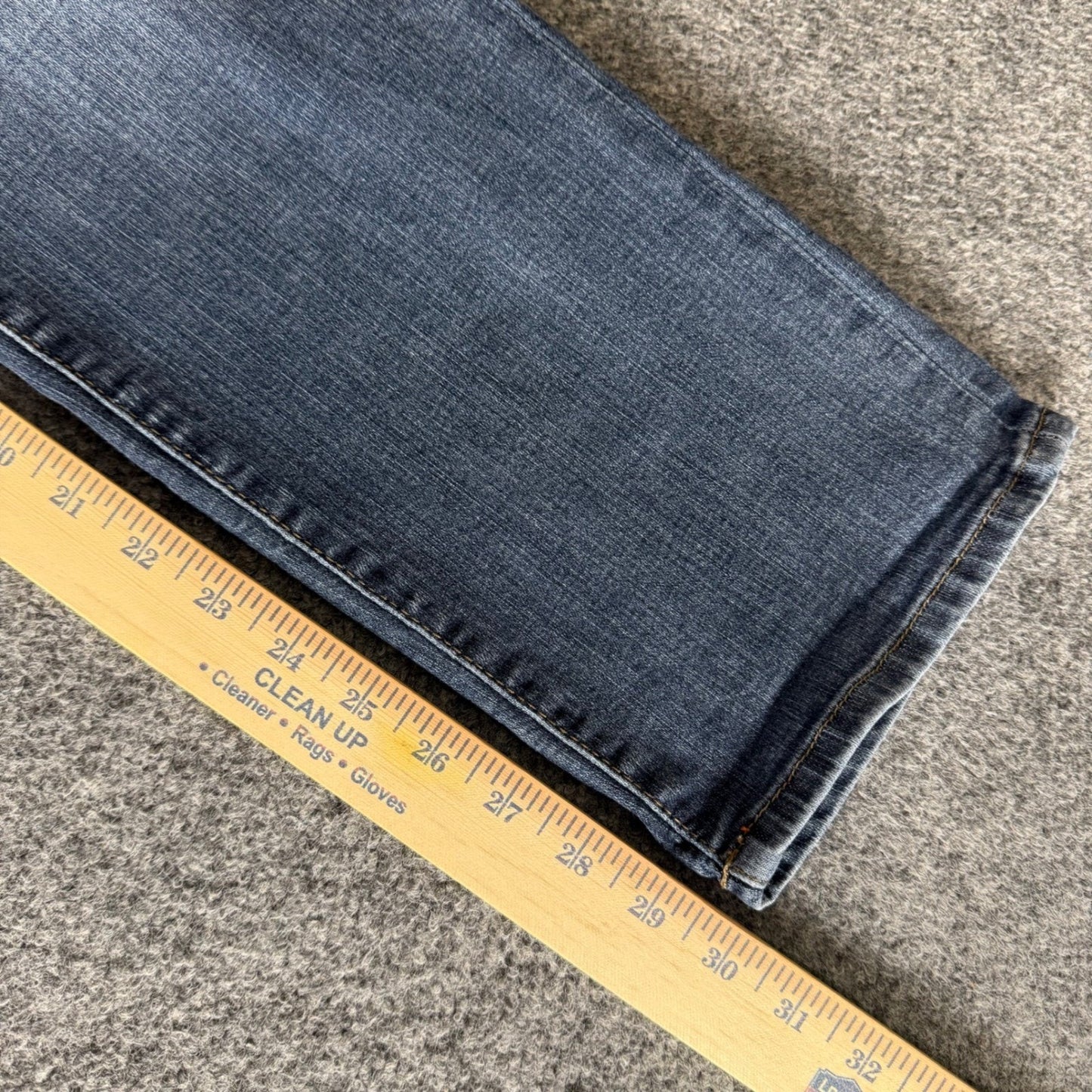 Lee Extreme Motion Straight Tapered 34x30 Jeans Dark Wash Stretch Denim Comfort