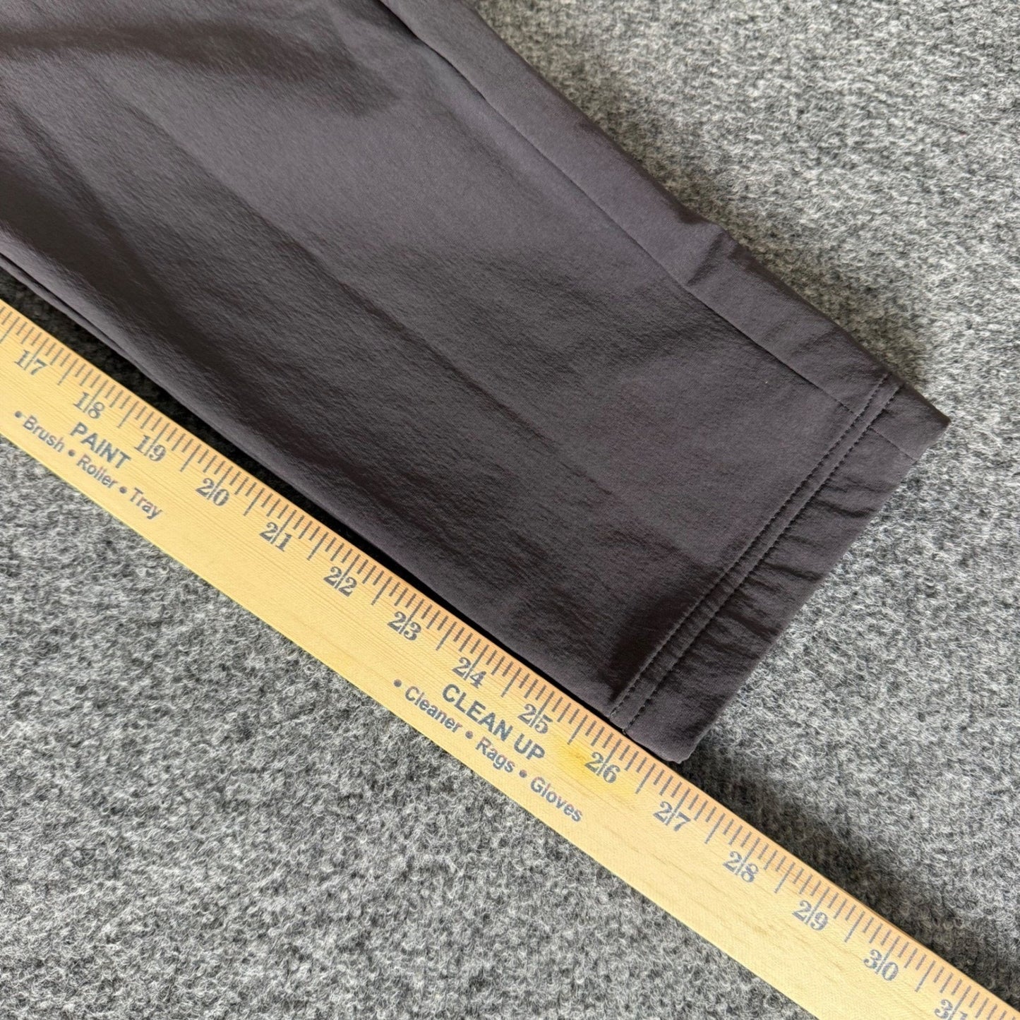 U-510 Mens Technical Performance Stretch Pants Charcoal Gray 32x27 Travel Chino
