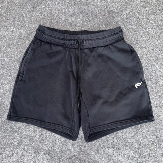 Fabletics Terry Sweat Short Mens Medium 28x6.5 Black Athletic Gym Workout Casual