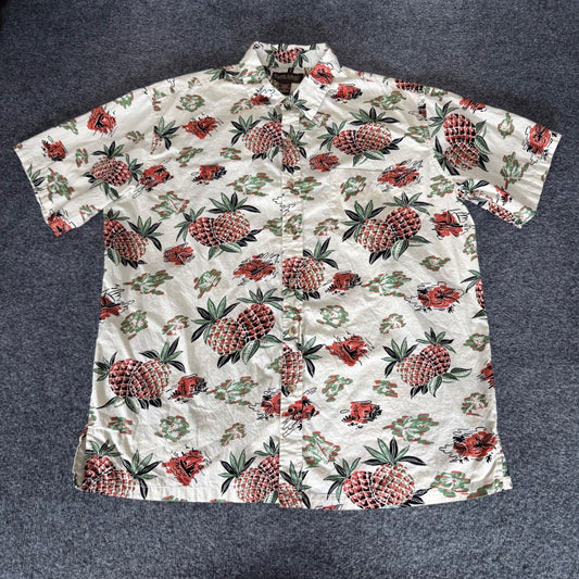Cooke Street Mens XL Hawaiian Shirt Tropical Button Up Aloha Resort Vacation