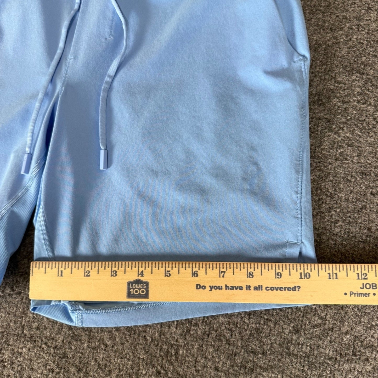 Lululemon T.H.E. Linerless Shorts Mens Small Blue Athletic Gym Training Stretch