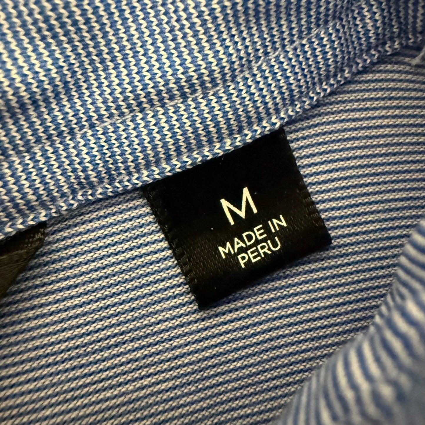 Travis Mathew Polo Shirt Mens M Blue Short Sleeve Golf Stretch Casual Athletic