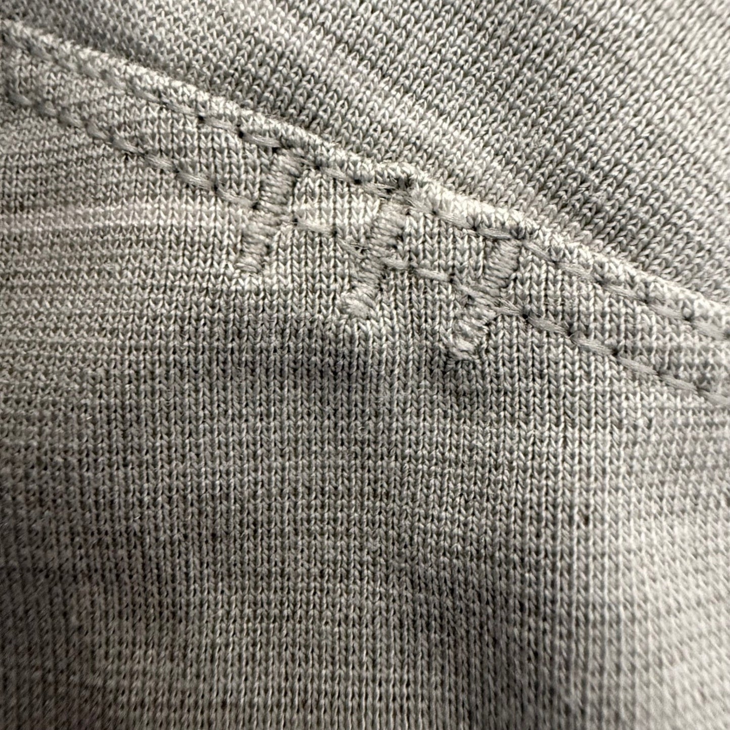 Lululemon Men Gray Striped Polo Shirt Small Short Sleeve Golf Casual Performance