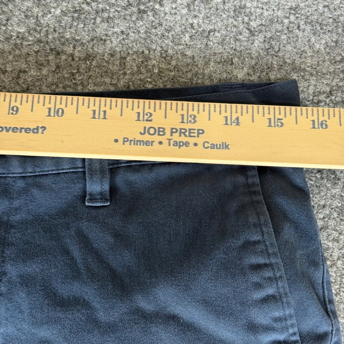 RVCA Hitched Fit Chino Pants Mens 31x25 Navy Blue Skate Casual Stretch