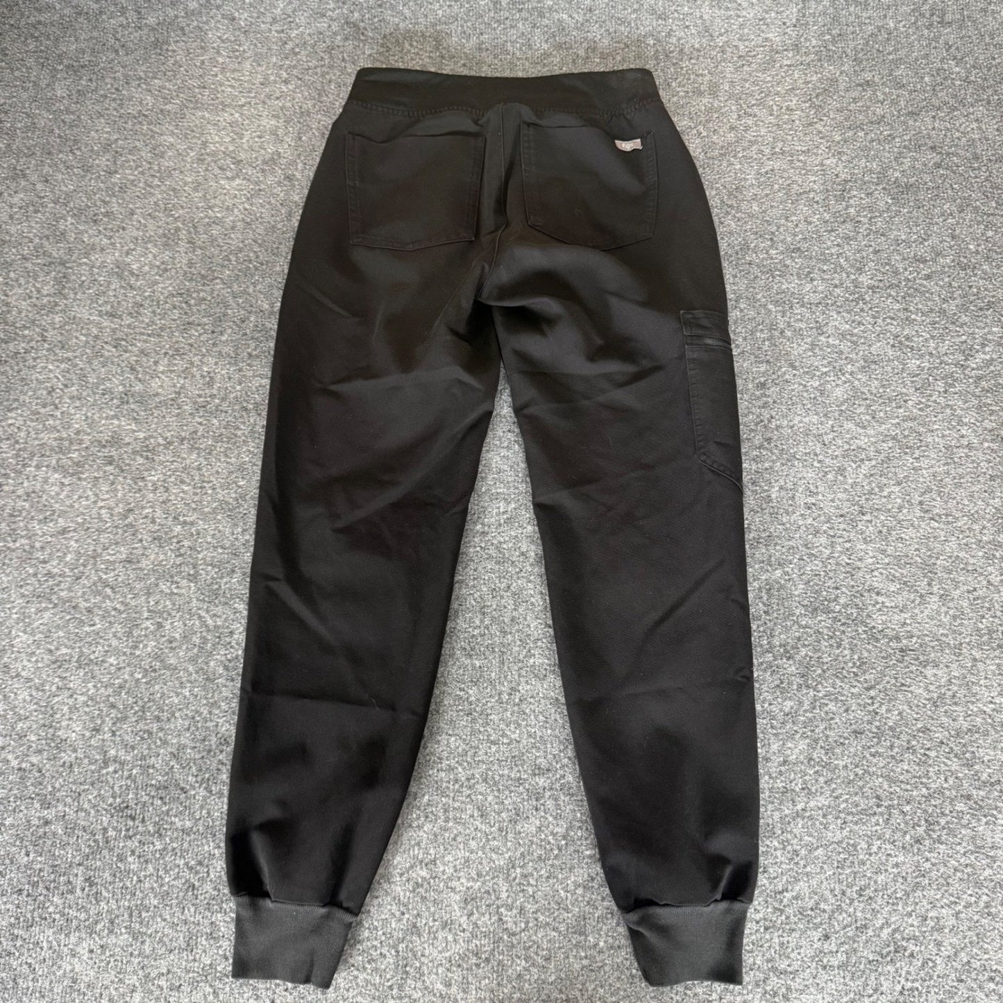 FIGS Zamora Jogger Scrub Pants Black XXS Petite Medical Stretch Uniform Nurse