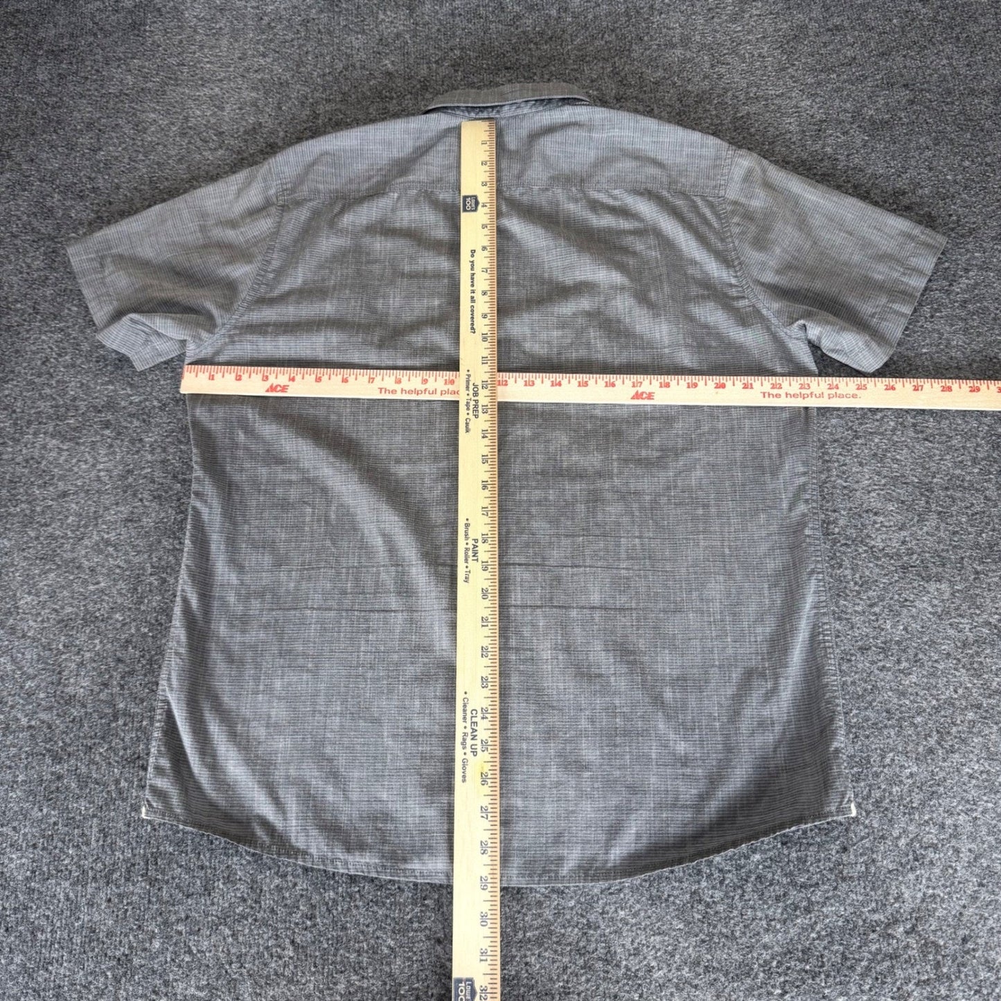 Kuhl Karib Shirt Mens Large Gray Short Sleeve Button Up Outdoor Gorpcore Hiking