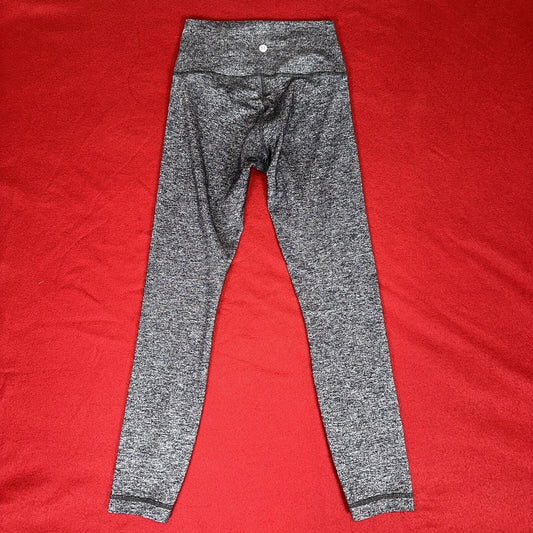 Lululemon Leggings Womens 4 Grey 22x24 Slim Athlesiure Gym Yoga Pants Adult