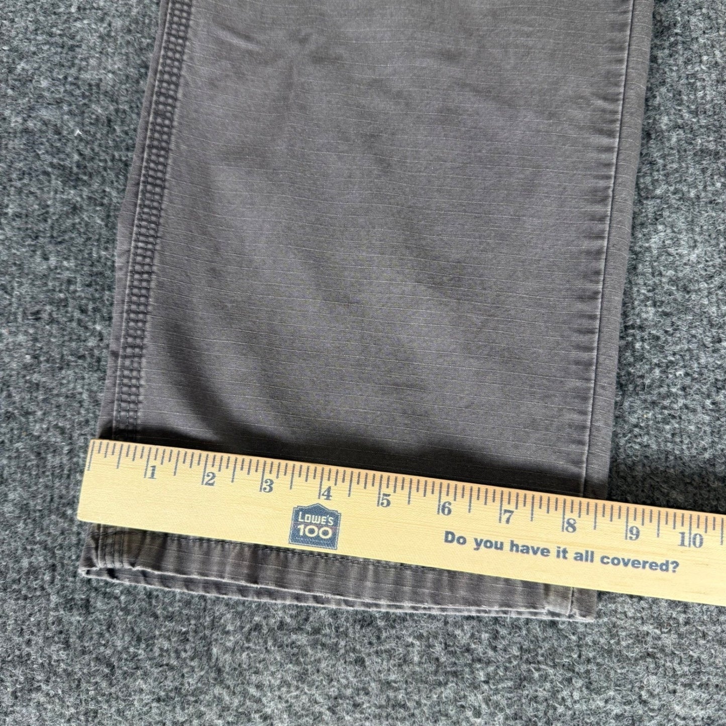 Wrangler Riggs Workwear Pants Mens 36x30 Gray Durable Utility Cargo Jobsite Work