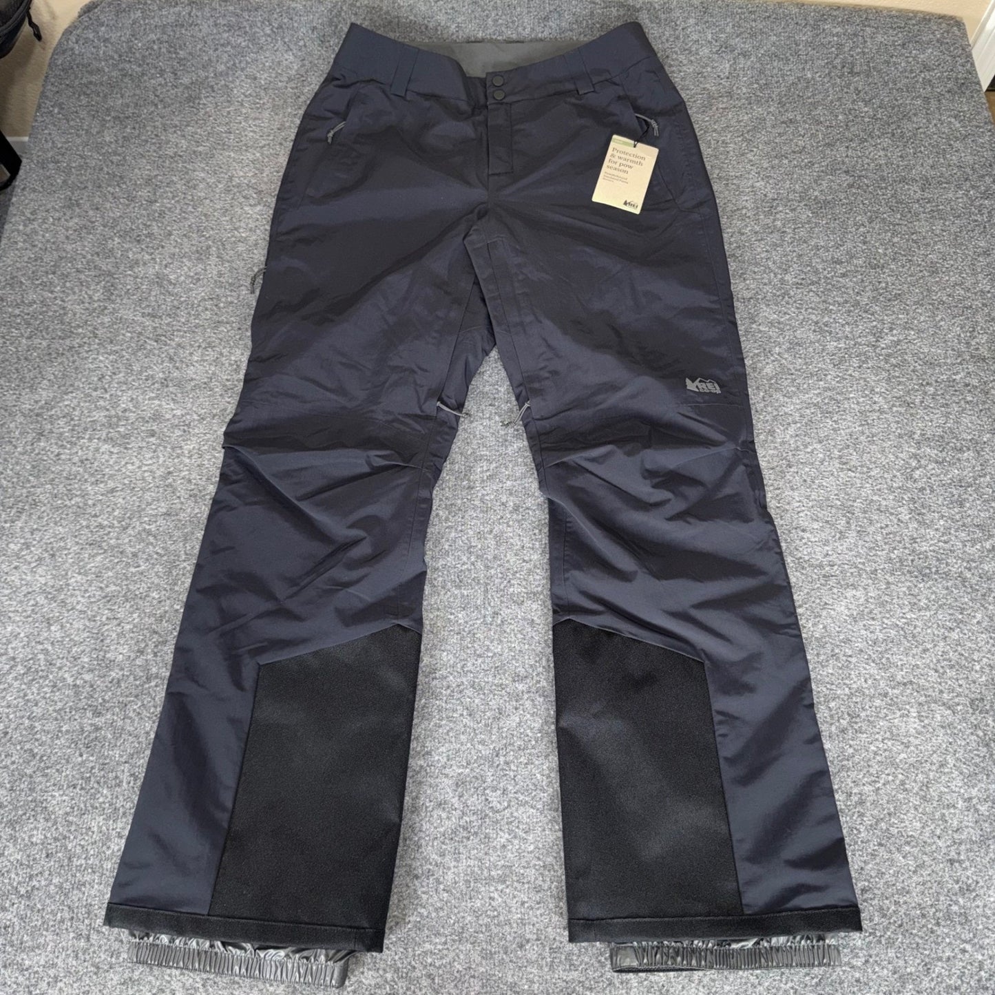 REI Co-op Powderbound Insulated Pants Womens Medium Black Snow Ski Snowboard NEW