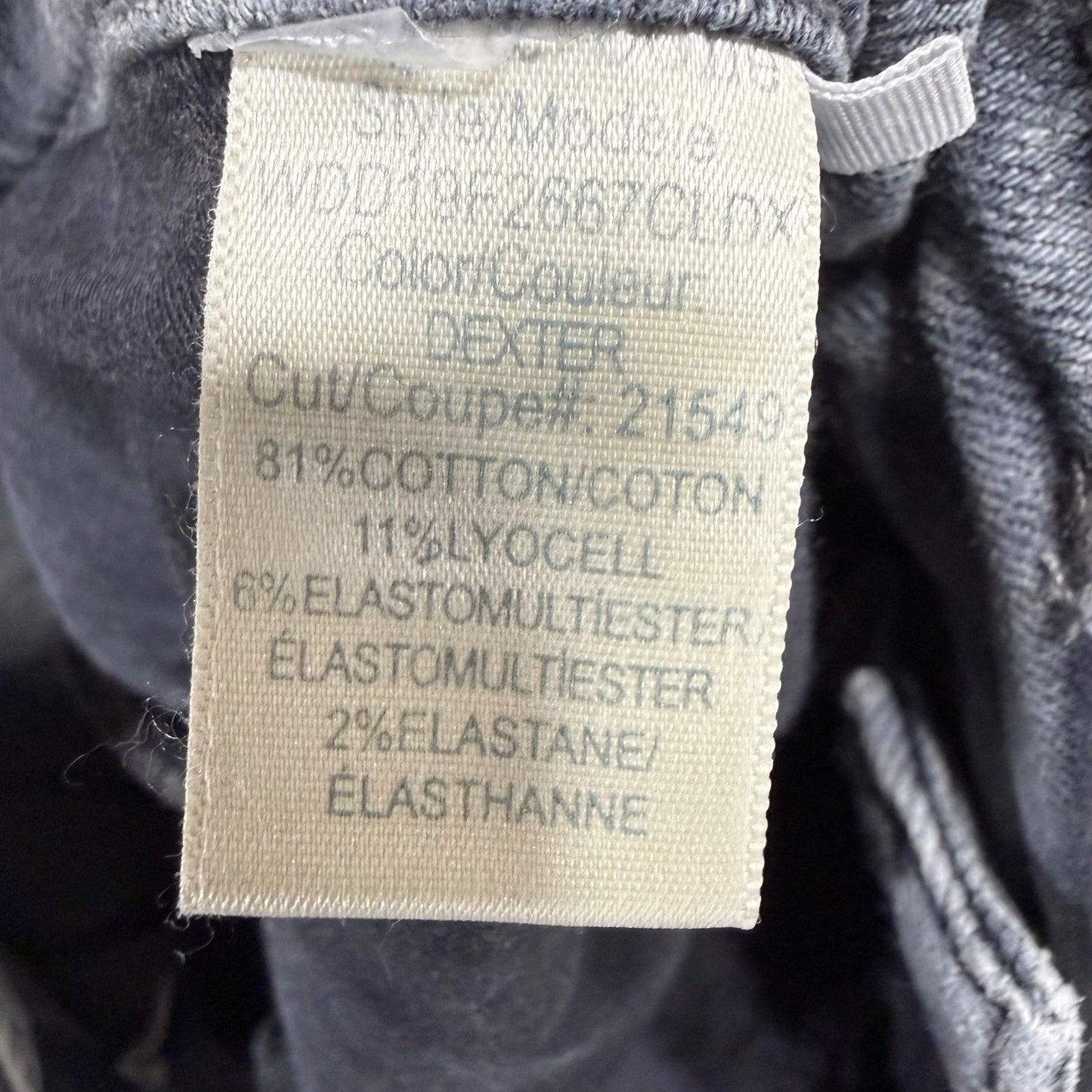 Rag Bone Jane Super High Rise Skinny Jeans Womens 30 (32x30) Gray Stretch Casual