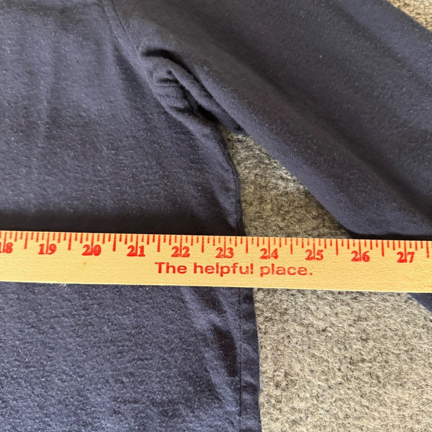 One Day Away Flannel Shirt Mens XL Blue Button Up Casual Everyday Soft Comfort