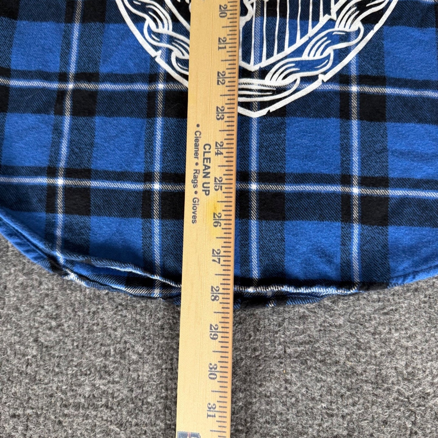 Harry Potter Ravenclaw Cakeworthy Flannel Shirt Mens Medium Blue Plaid Wizard