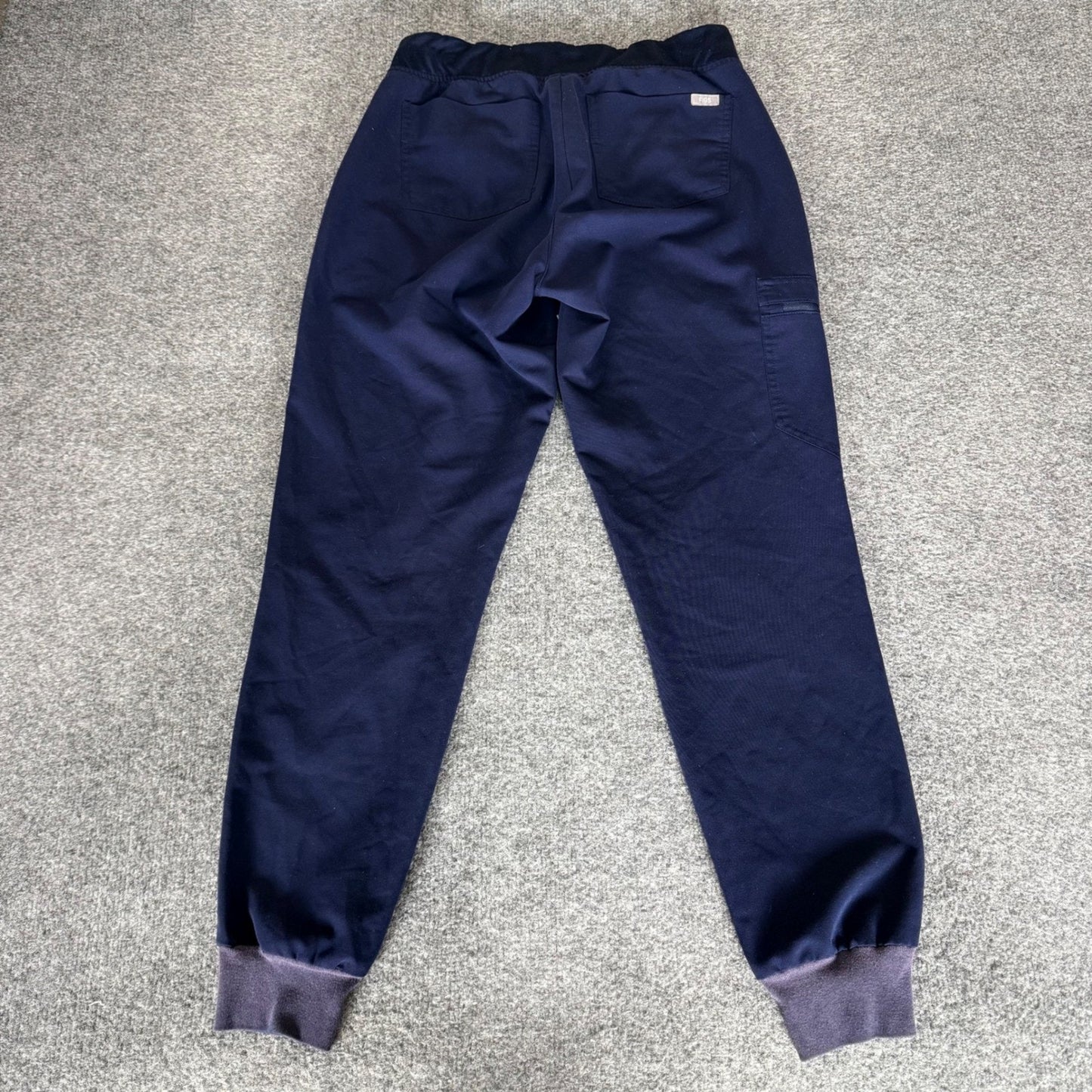FIGS Zamora Scrub Jogger Pants Womens Small Navy Blue Medical Healthcare Stretch