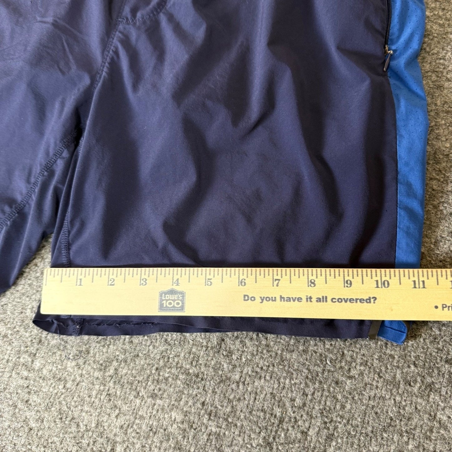 Rhone Equinox Shorts Mens Medium 30x6.5 Running Training Blue Athletic Gym
