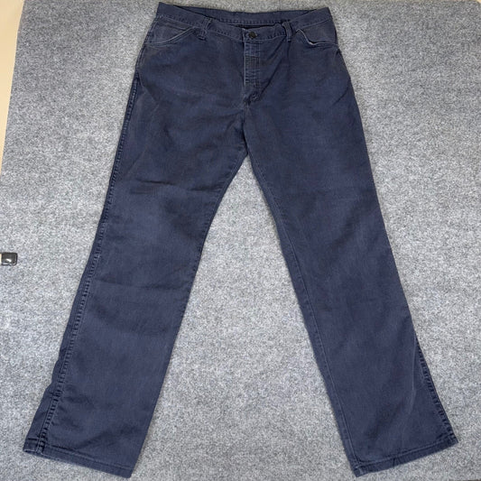 Bulwark FR Work Pants Men's 36x33 Blue Flame Resistant CAT2 Industrial Safety