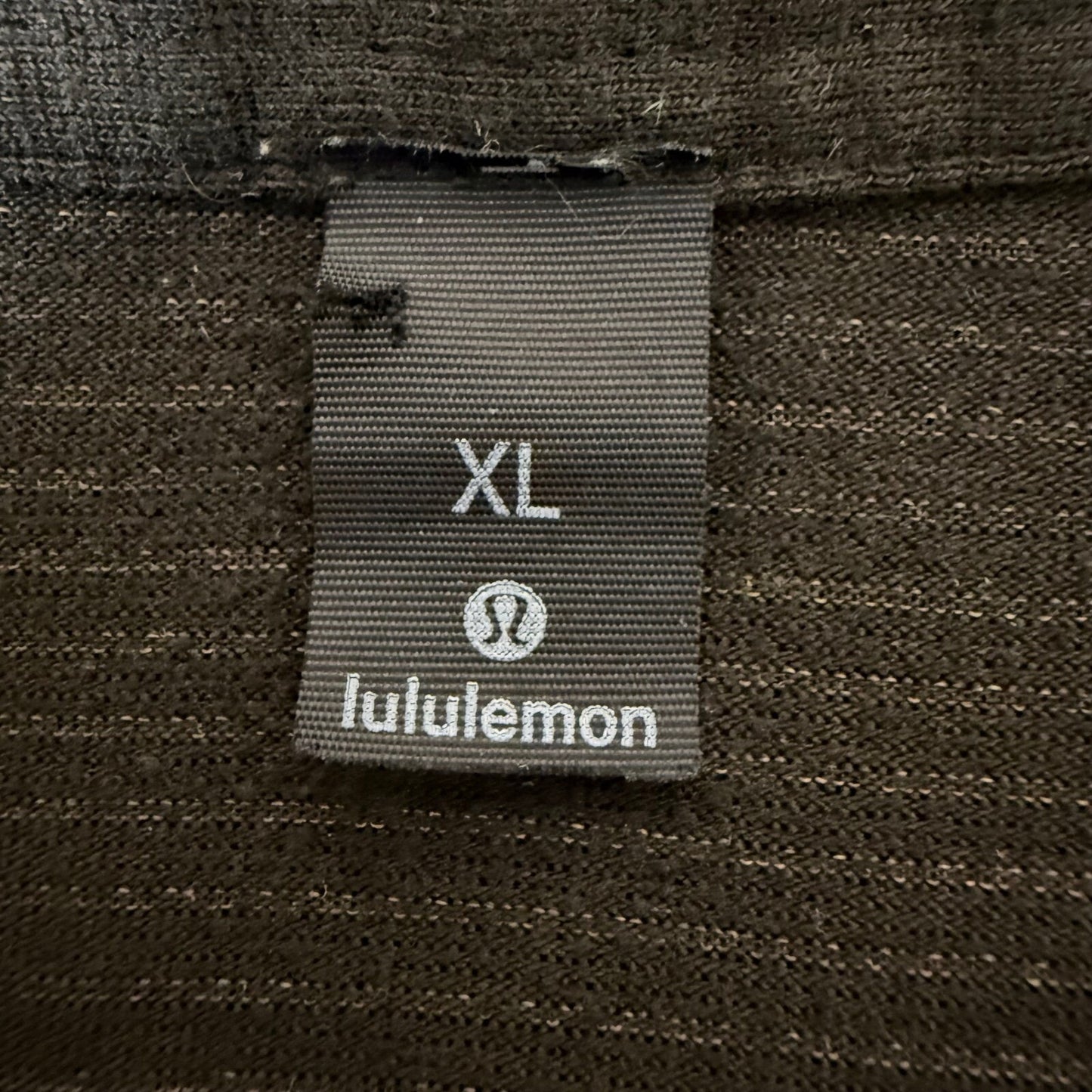 Lululemon Polo Shirt Dark Gray Mens XL Athletic Stretch Short Sleeve Casual Golf