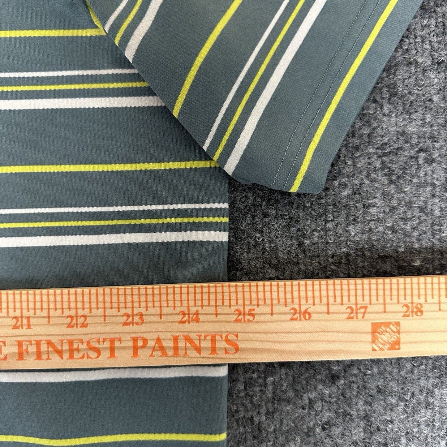 Columbia Polo Shirt Mens XL Green Striped Omni-Shade Short Sleeve Casual Adult