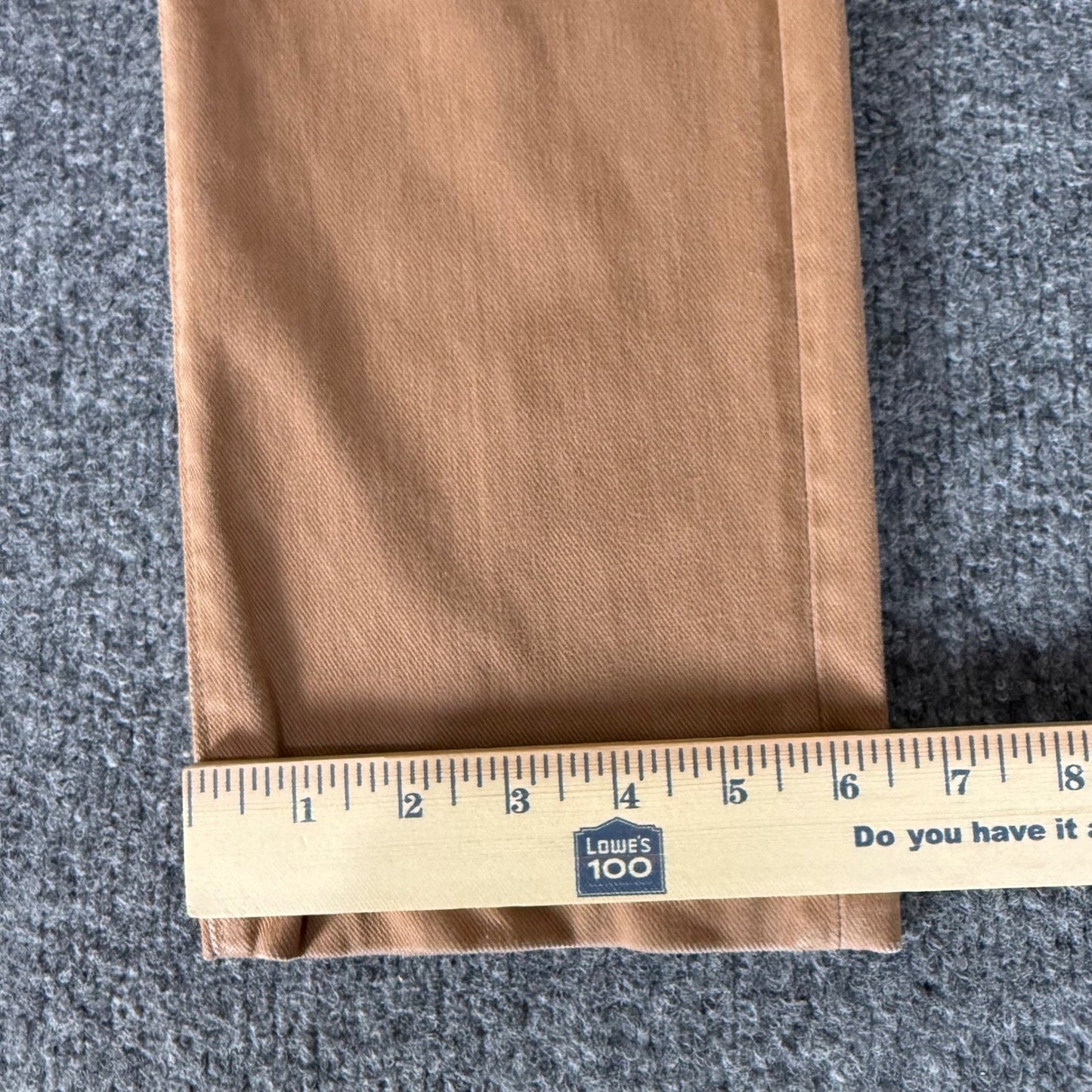 Hiroshi Kato The Ave Slim Chino Pants Mens 36x32 Tan Stretch Everyday Comfort