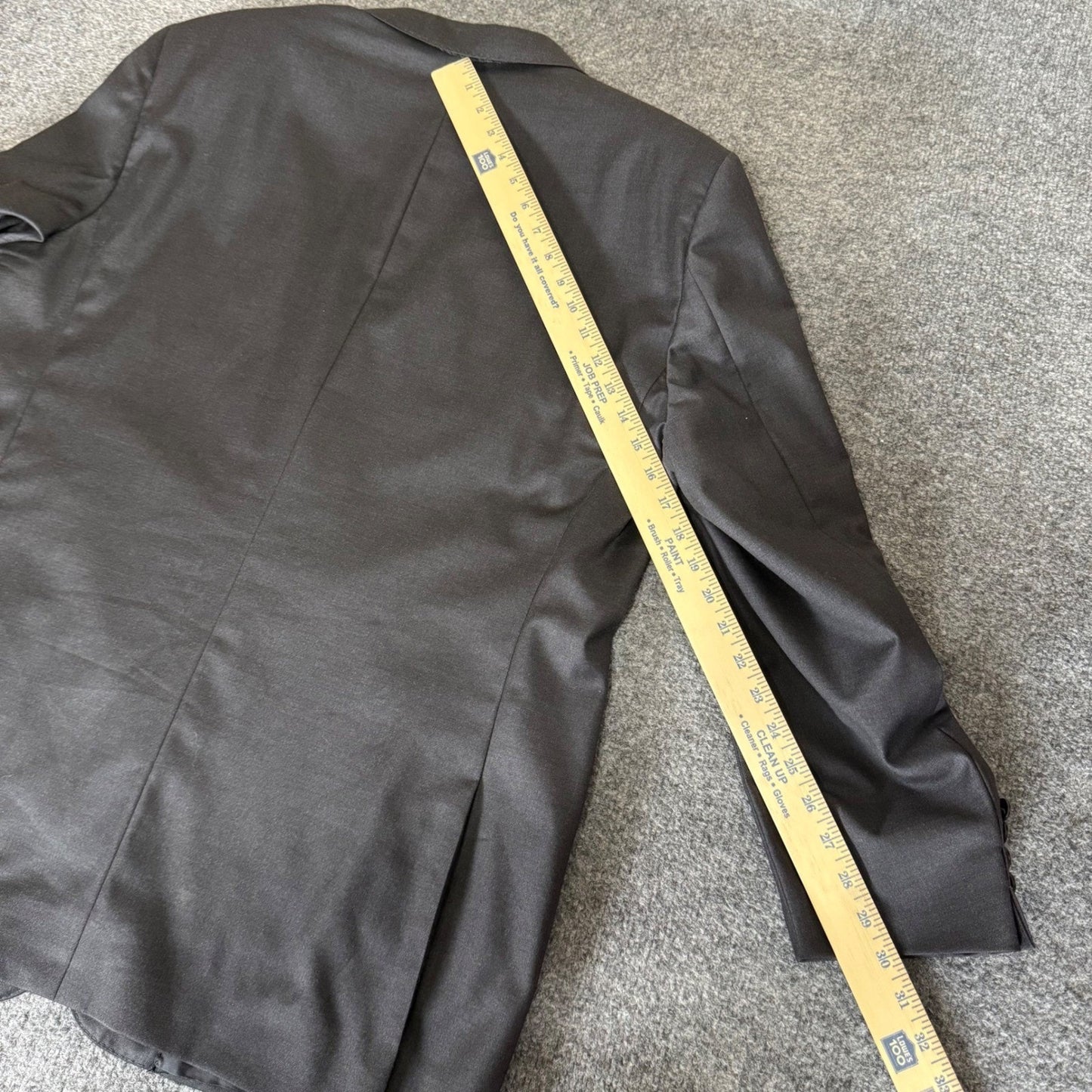 Hickey Freeman Loro Piana Tasmanian Super 150's Blazer Mens 46R Gray Wool Coat