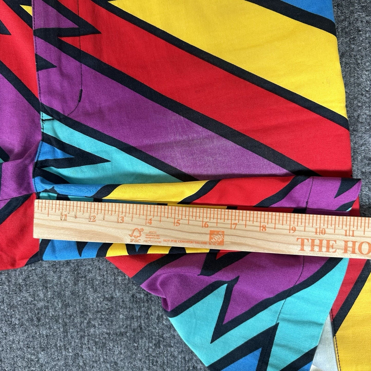Loudmouth Shorts Mens 36 Colorful Golf Chino Geometric Mid Rise Casual 11" Adult