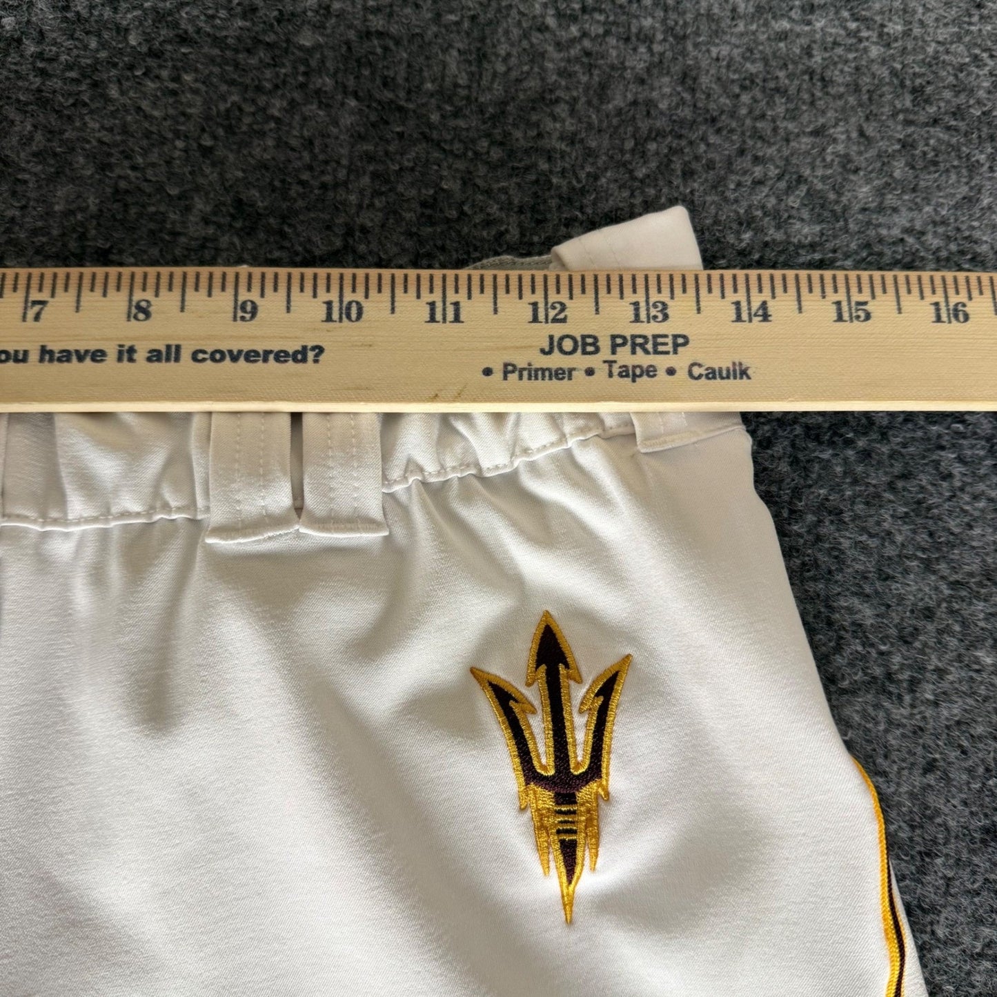 Arizona State Sun Devils Adidas Softball Pants Womens Medium ASU White Game Worn